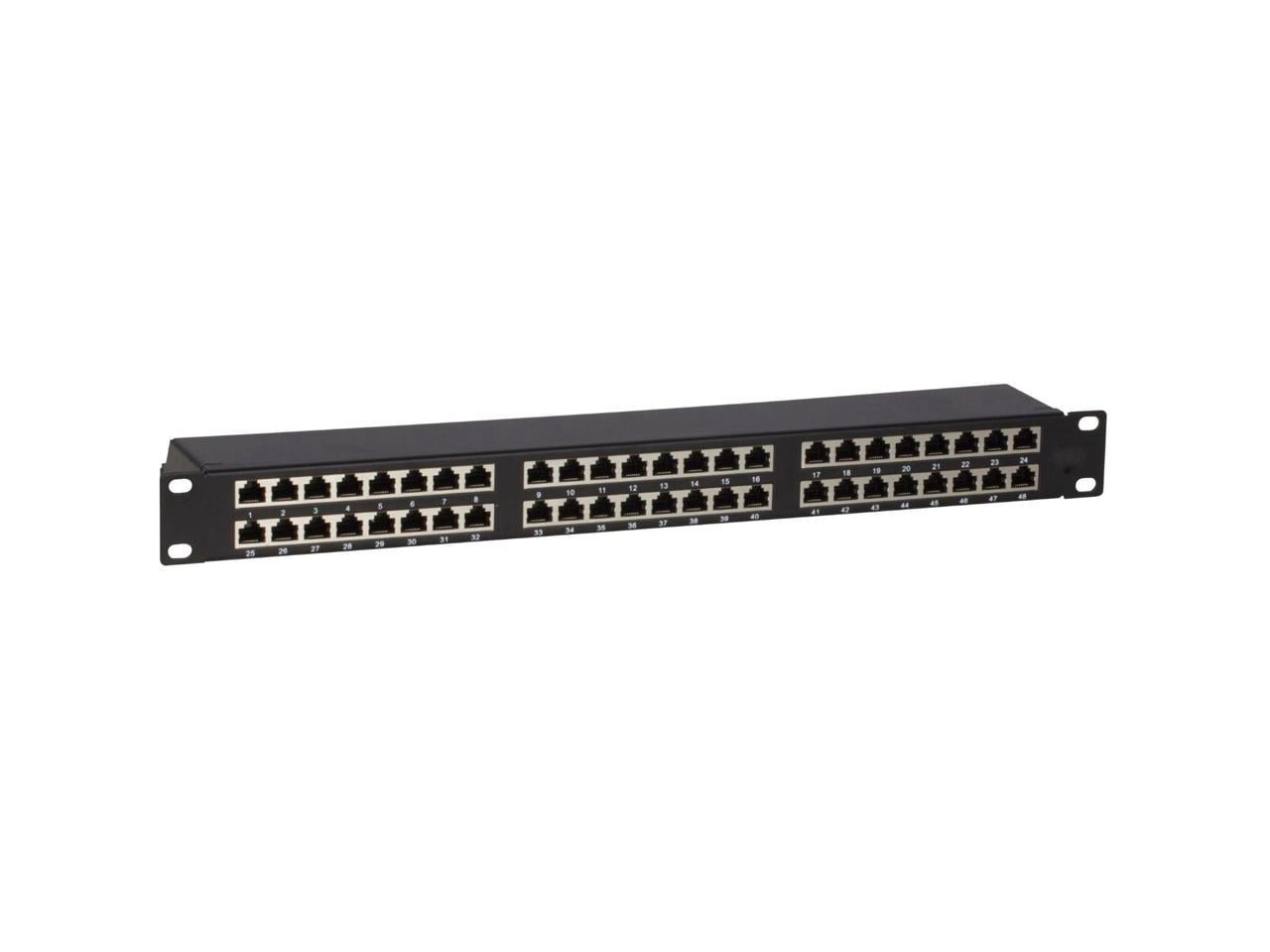 4XEM 4XCAT6APATCH48 — 48-Port CAT6A UTP Gigabit Ready Patch Panel