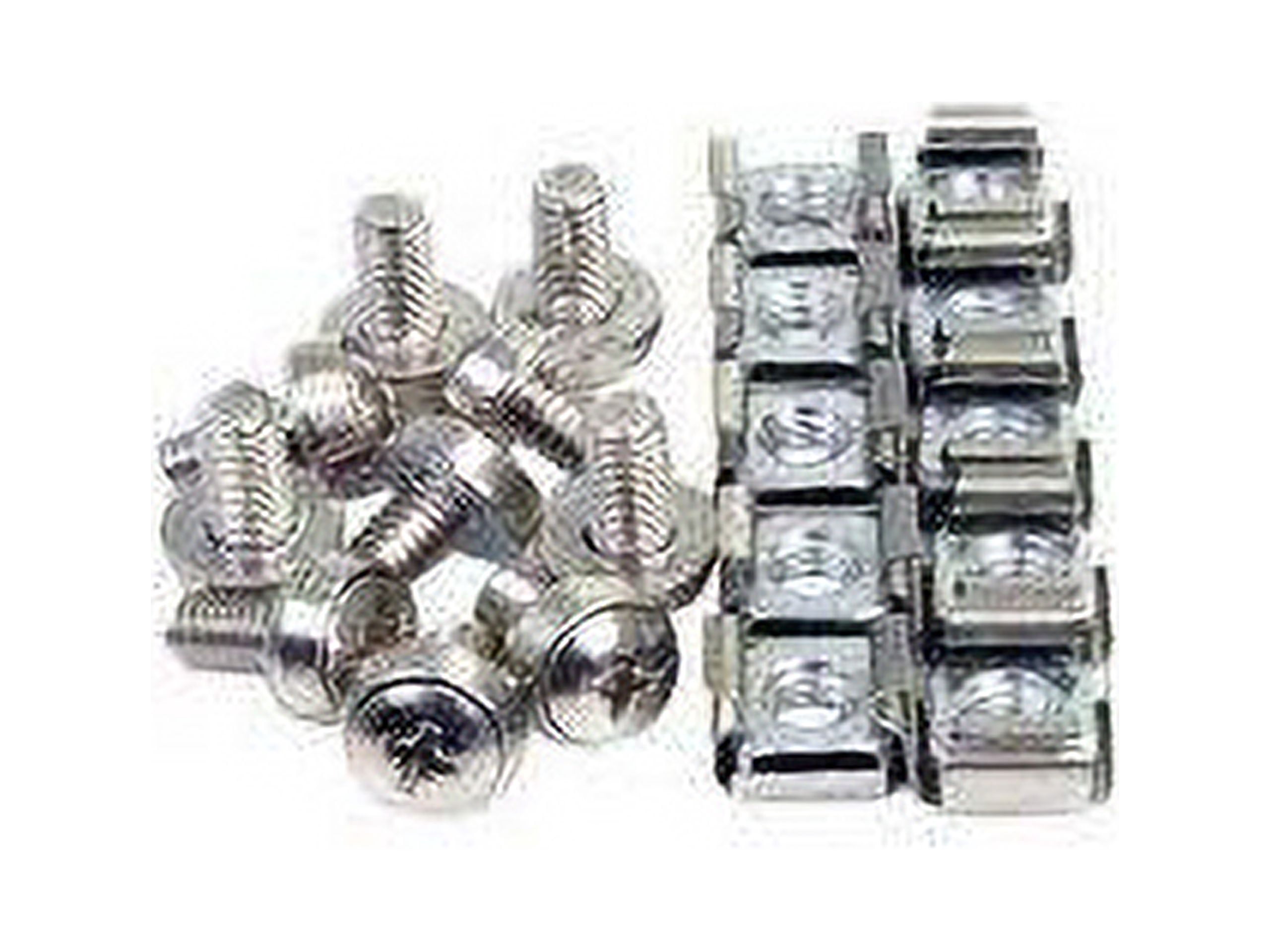 4XEM 4XM6CAGENUTS — 50 Pack M6 Rack Mount Screws and Cage Nuts Set