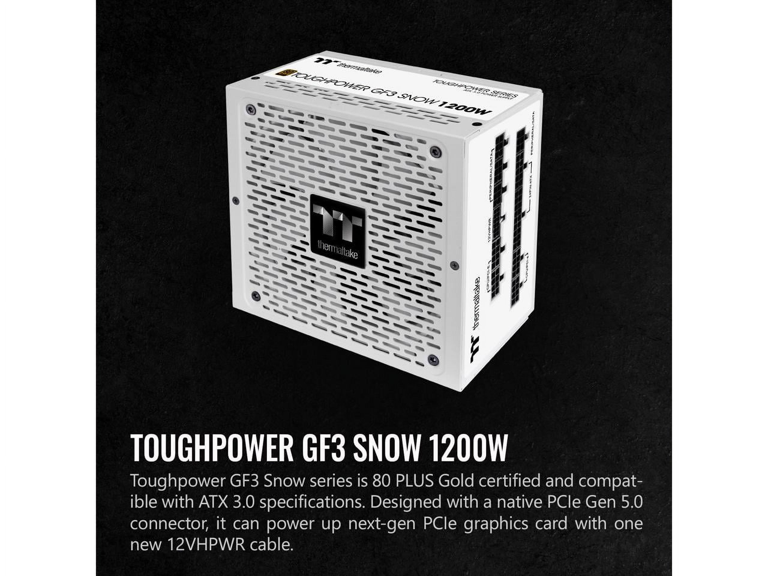 Thermaltake PS-TPD-1200FNFAGU-N — Toughpower GF3 Snow 1200w
