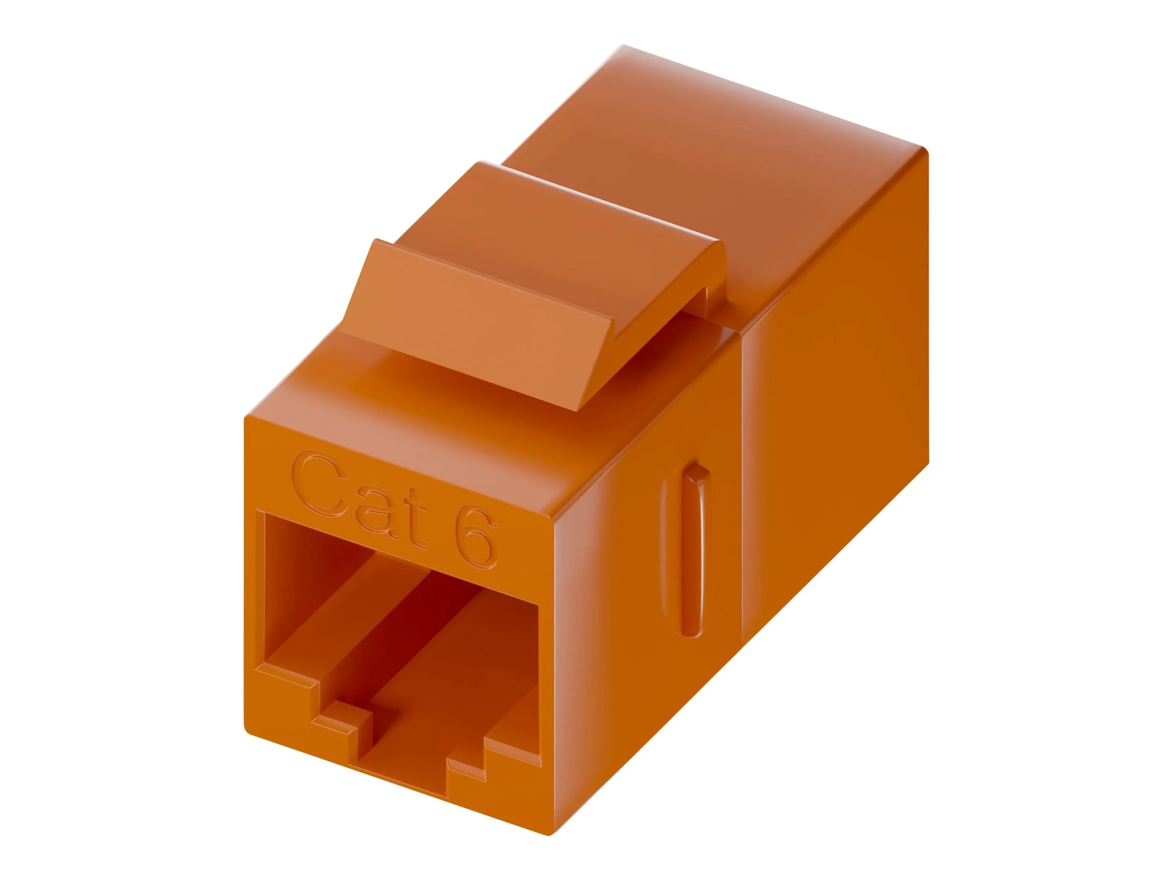 UNC GROUP LLC C6-CPLR-ORG — CAT6 RJ45 KEYSTONE IN-LINE COUPLER, ORG
