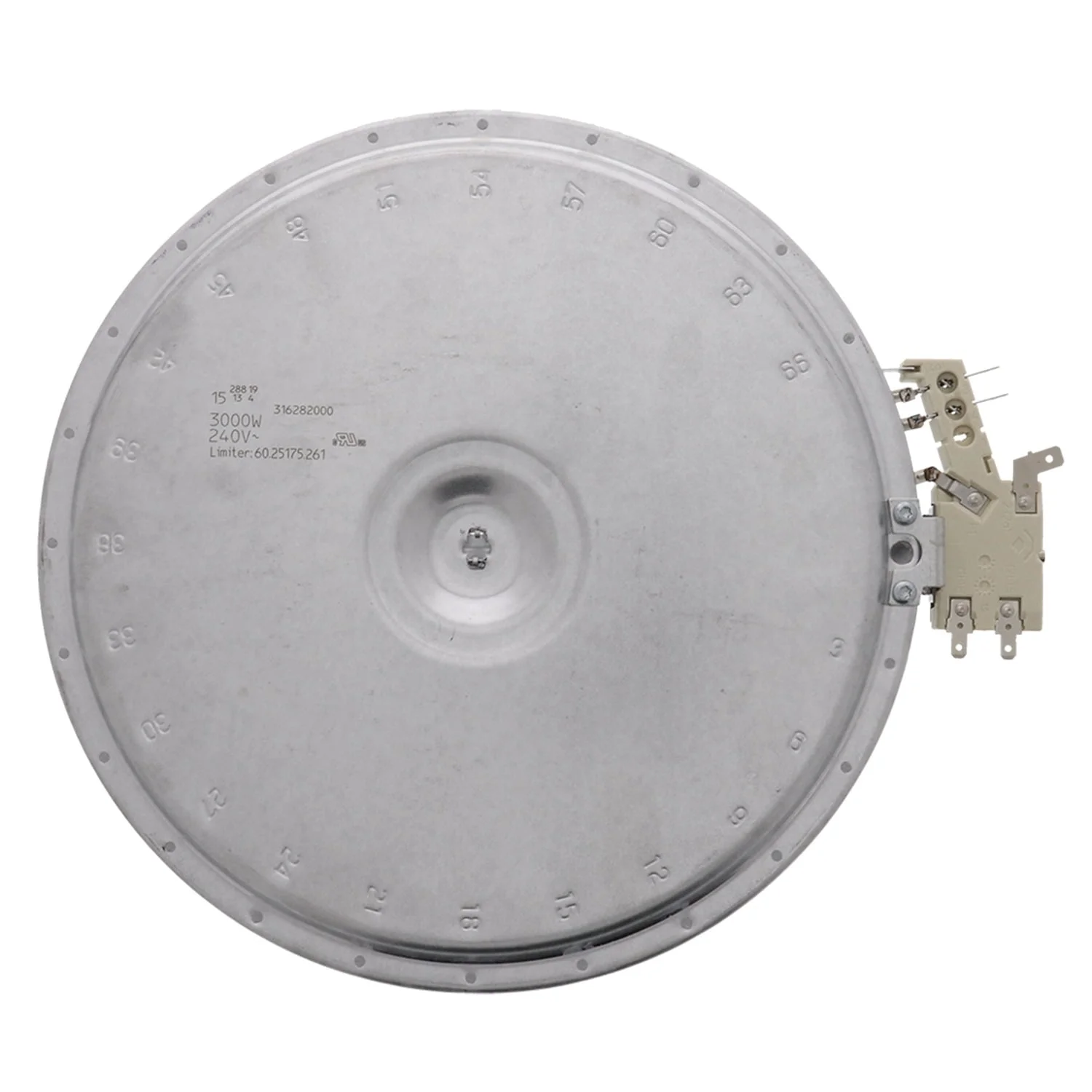 ERPR 316282000 — DUAL RADIANT HEAT ELEMENT