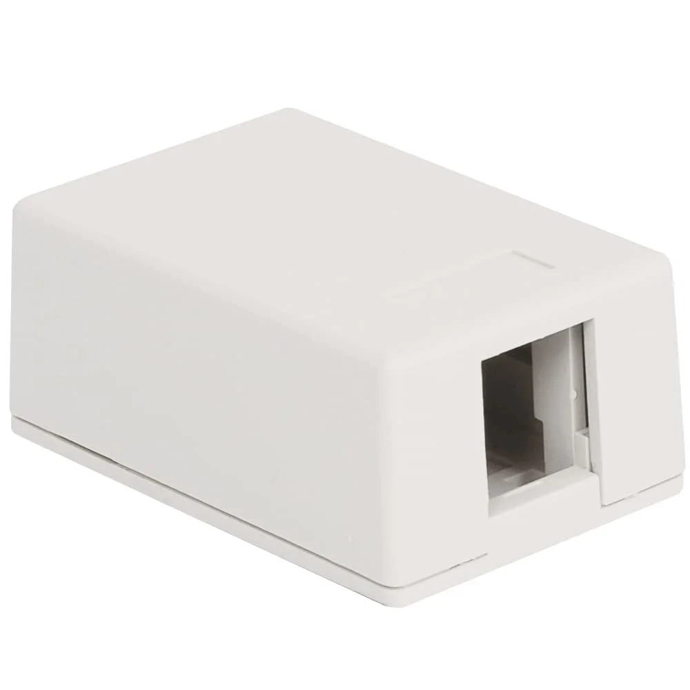 Cablesys ICC-IC107SB1WH — SURFACE MOUNT BOX, 1-PORT, WHITE