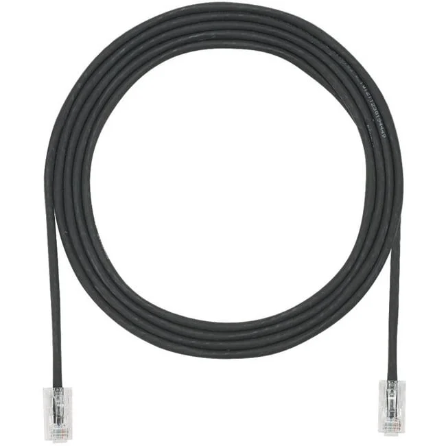 Panduit UTP28X4BL — 4FT CAT6A UTP PATCH CORD CBL 28AWG BLK
