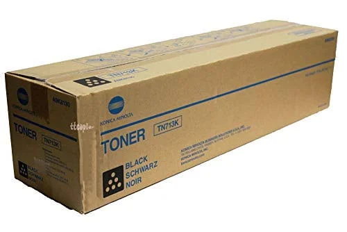 KONICA MINOLTA A9K8130 — KONICA MINOLTA TN713K BLACK TONER FOR USE IN BIZHUB C659 C759 ESTIMATED YIELD 48