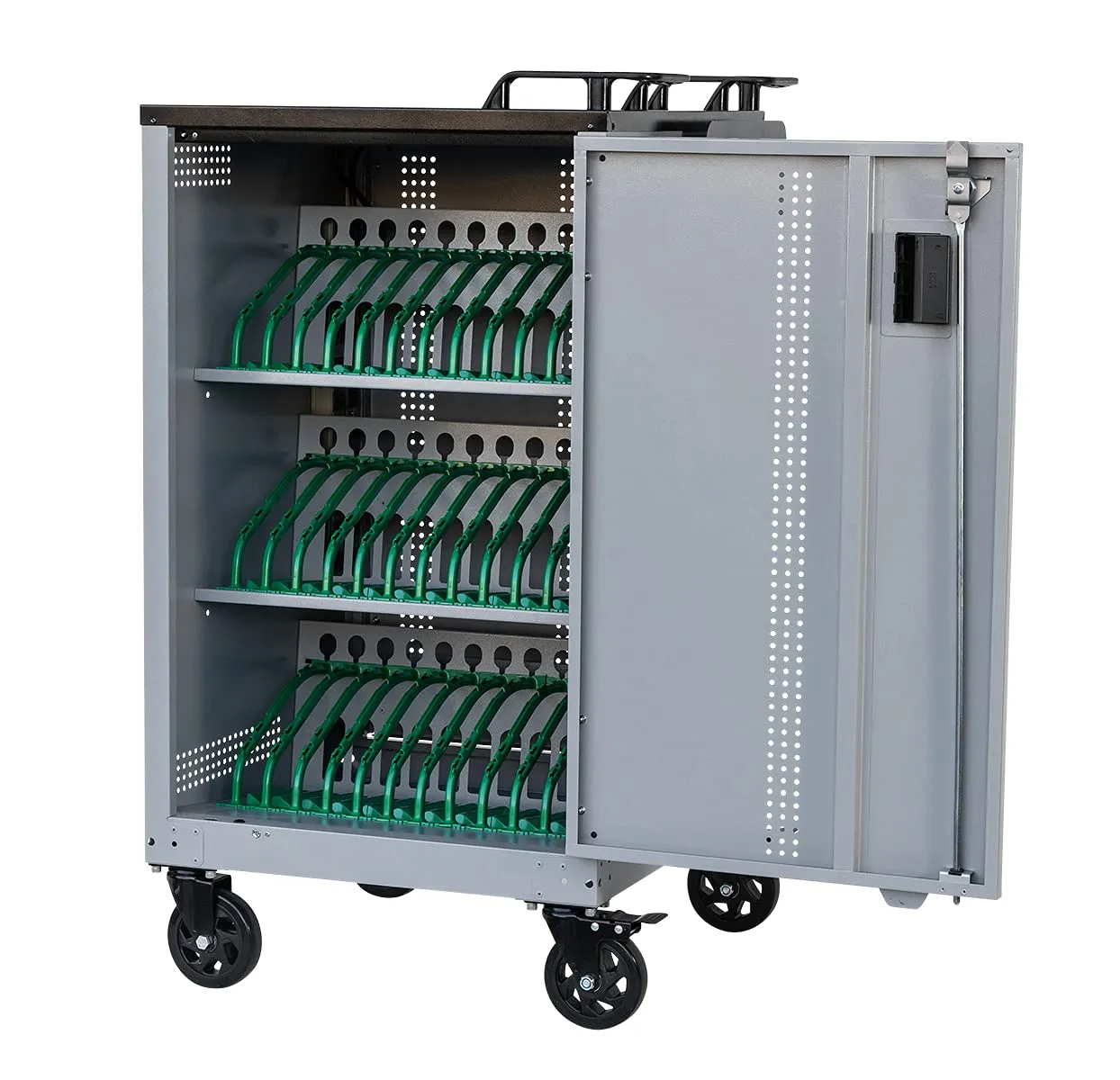 LOCK N CHARGE TECHNOLOGIES LNC14-10411 — THE EPIC 36 CART CHARGES, STORES, SECURES AND TRANSPORTS UP TO 36 OF ALMOST ANY