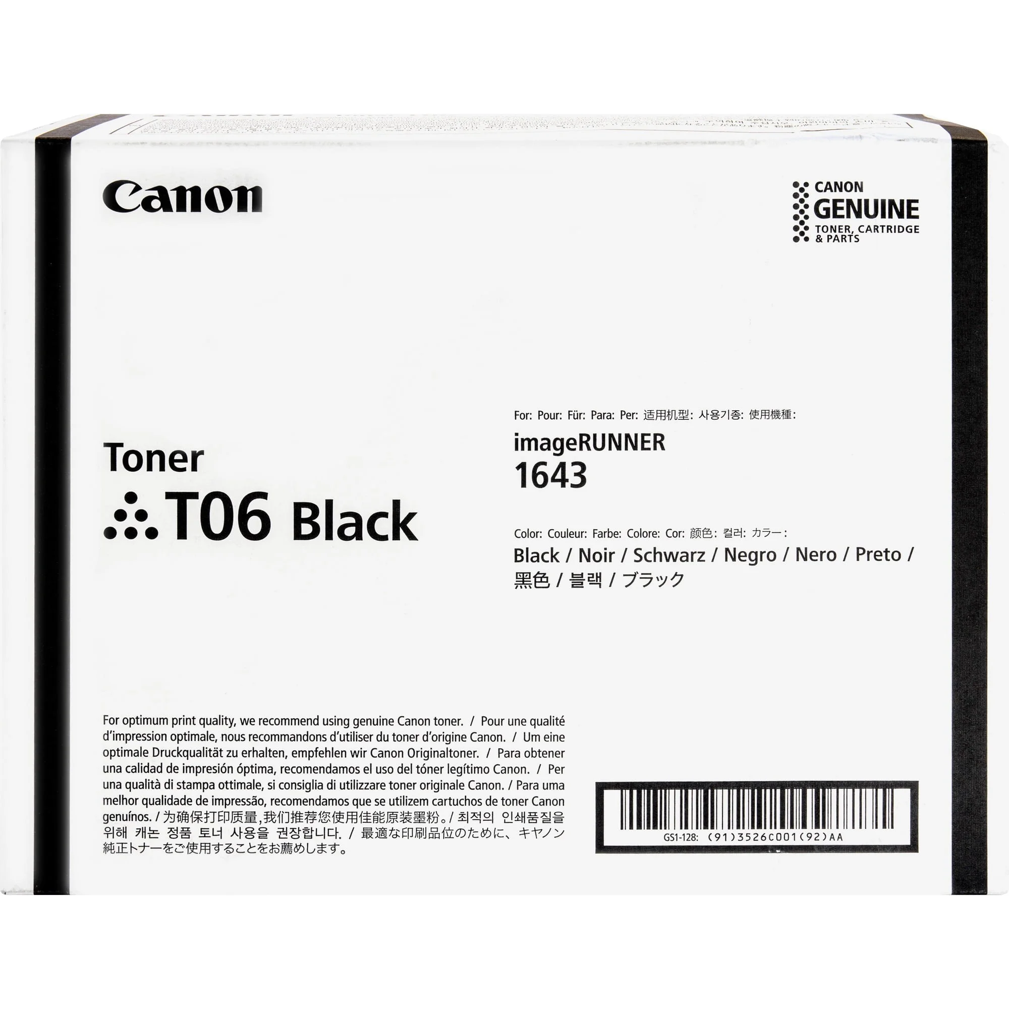 CANON CNM3526C001 — CANON IMAGERUNNER 1643I