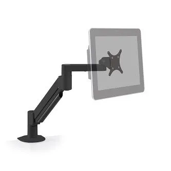 HAT DESIGN WORKS 7000-500-FM-104 — 7000 ARTICULATING MONITOR ARM W/ FLEXMOUNT MONITOR MOUNT, BLACK, HOLDS 3-10 LBS,