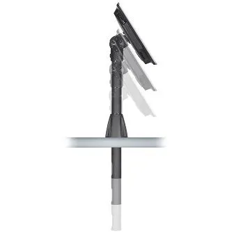 HAT DESIGN WORKS 9189-24-104 — 9189 - HEIGHT ADJUSTABLE POS, BLACK, HOLDS 0-25 LBS, 7-24IN HEIGHT ADJUST RANGE
