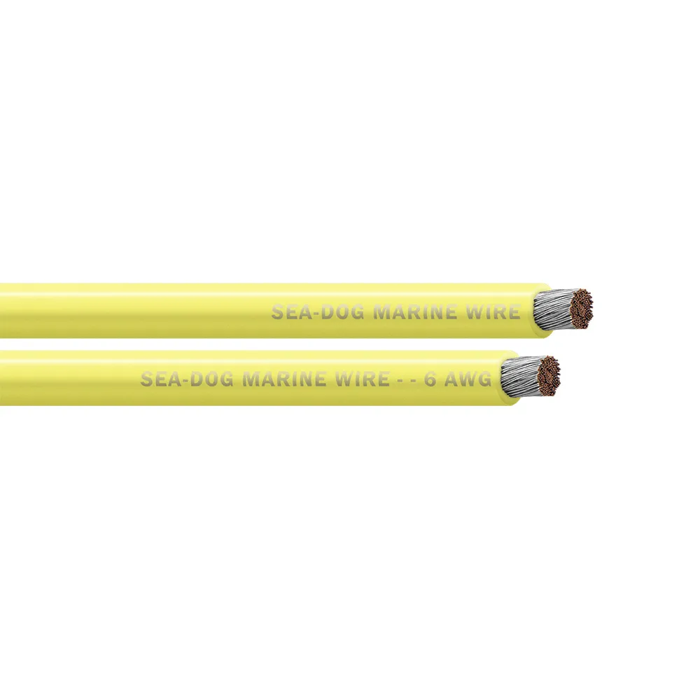 SeaDog 8006030 — Sea-Dog 6 AWG Yellow Battery Cable - 25'