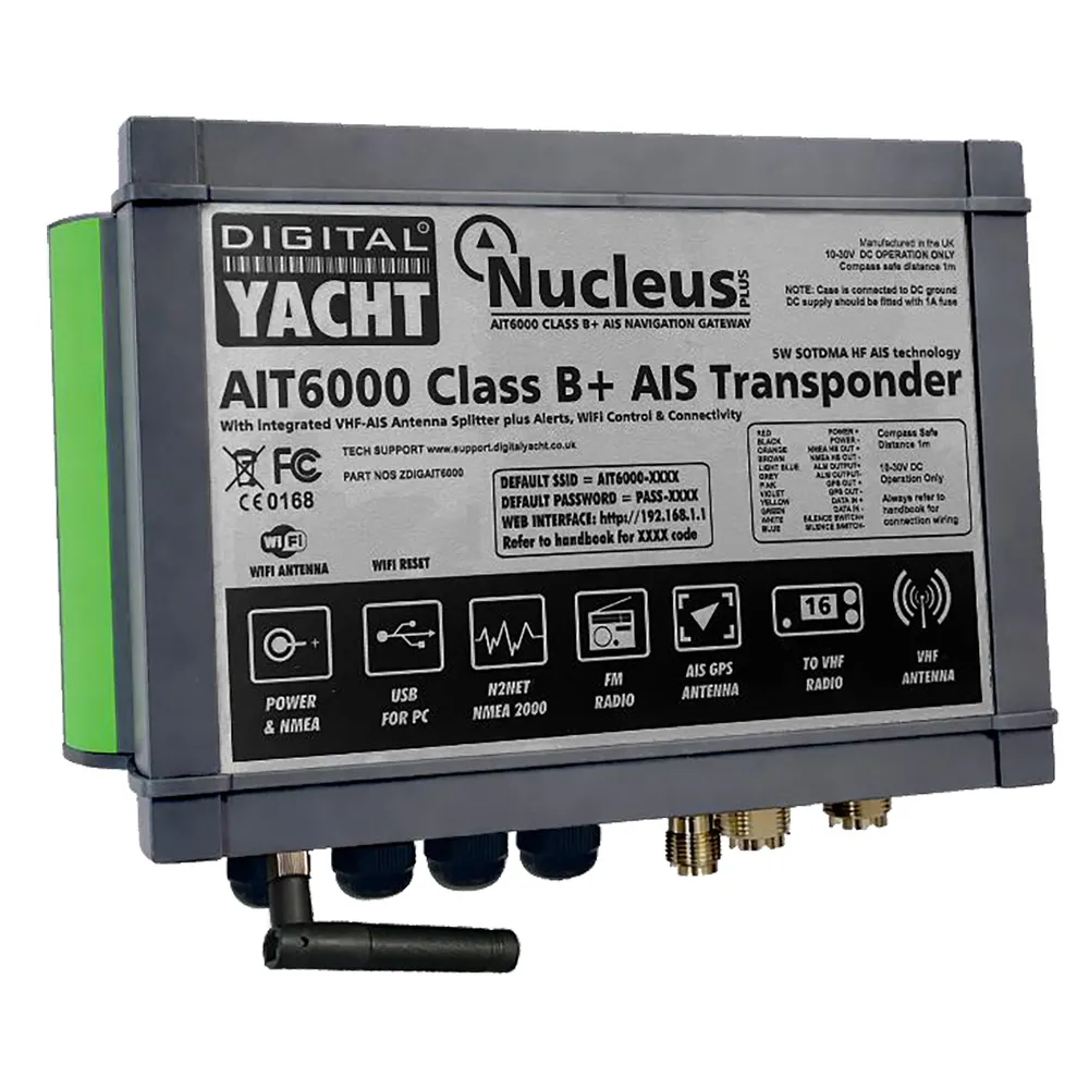 Digital Yacht ZDIGAIT6000 — Digital Yacht AIT6000 Class B+ AIS Transponder