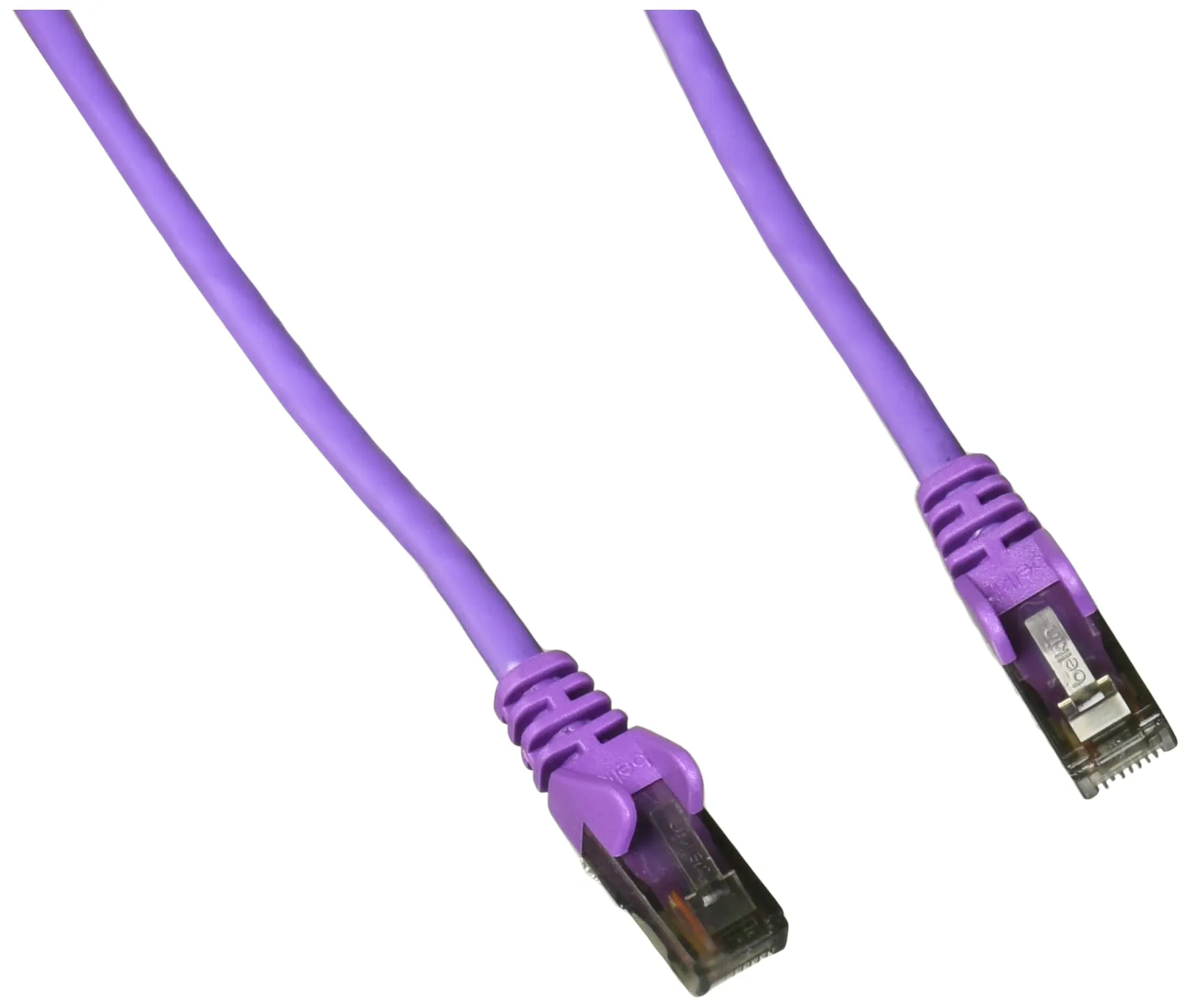 Belkin A3L980-14-PUR-S — PATCH CABLE - UNSHIELDED TWISTED PAIR (UTP) - MALE LEFT GENDER - MALE RIGHT GEND
