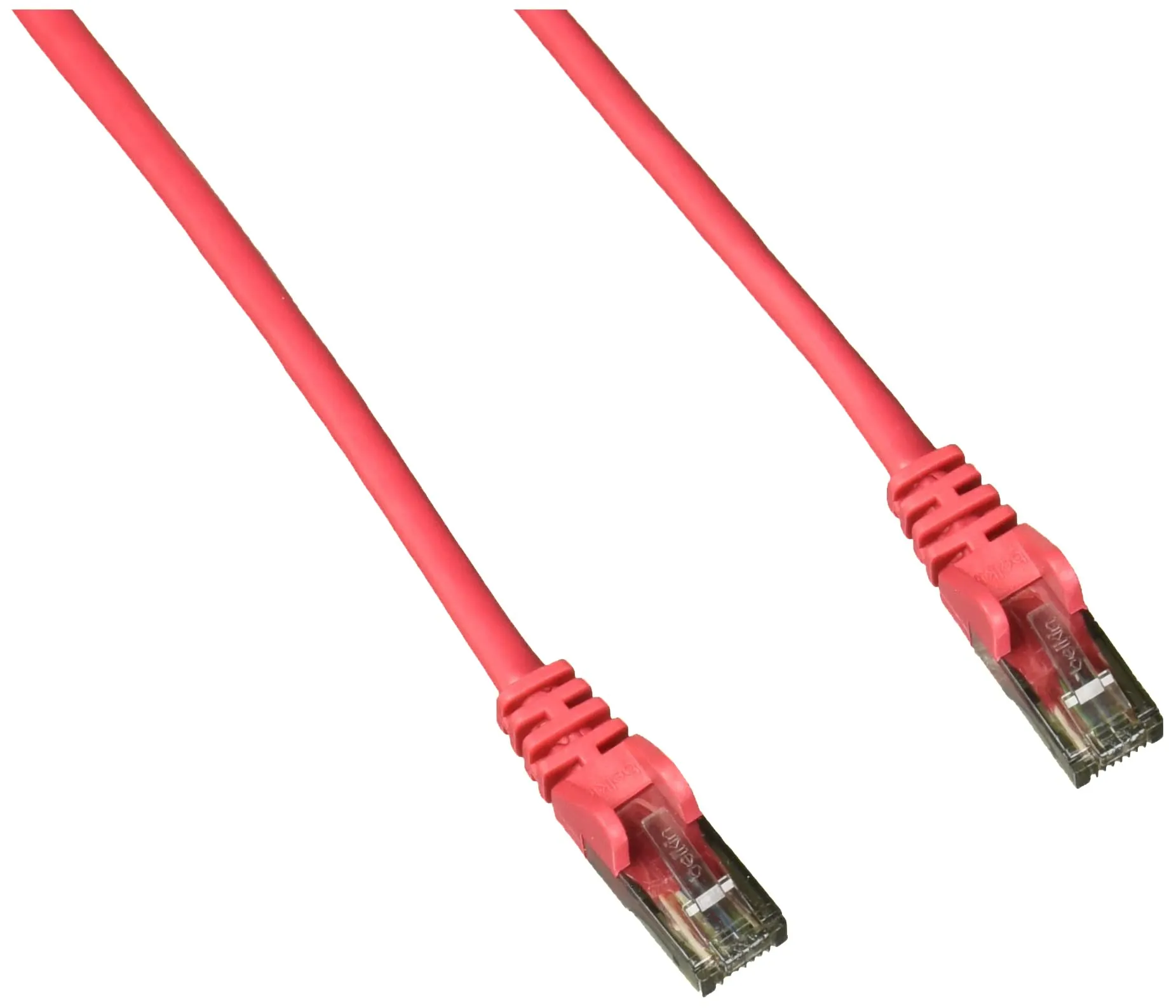 Belkin A3L980-20-RED-S — BELKIN PATCH CABLE - UNSHIELDED TWISTED PAIR (UTP) - MALE LEFT GENDER - MALE RIG