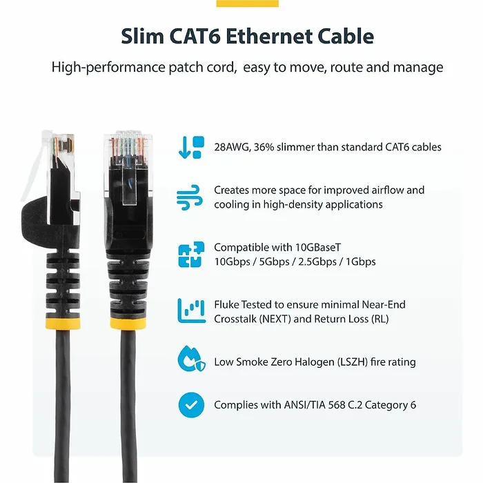 STARTECH-N6PAT6BKS