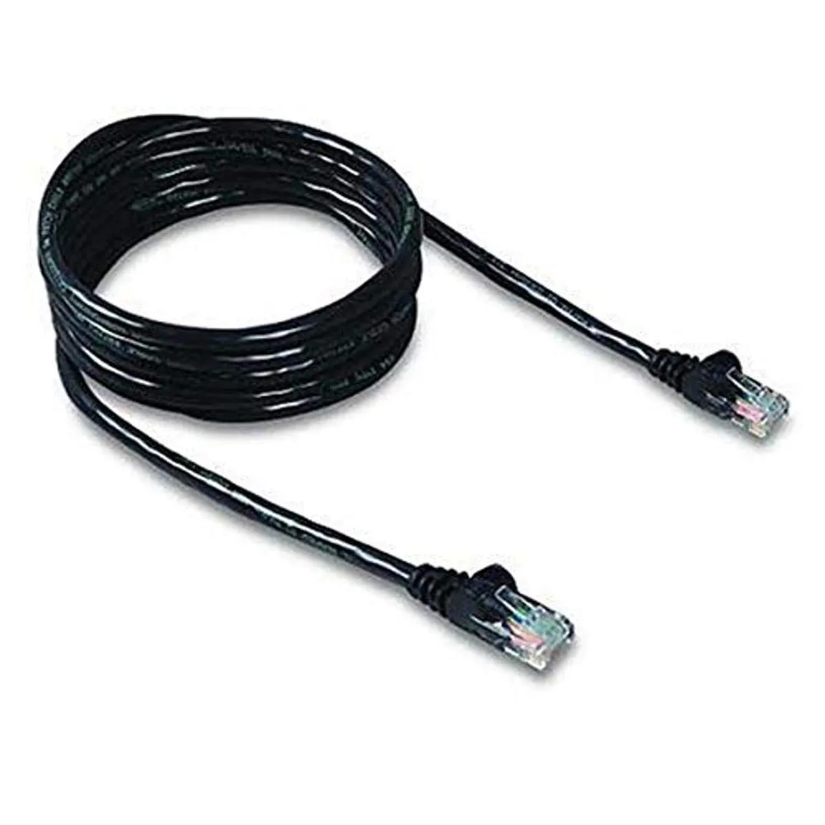 Belkin A3L980-40-BLK-S — PATCH CABLE - UNSHIELDED TWISTED PAIR (UTP) - MALE LEFT GENDER - MALE RIGHT GEND