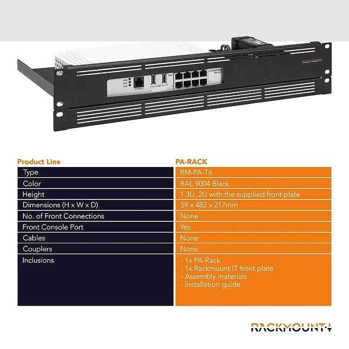 RACKMOUNT IT HARDWARE-RM-PA-T6