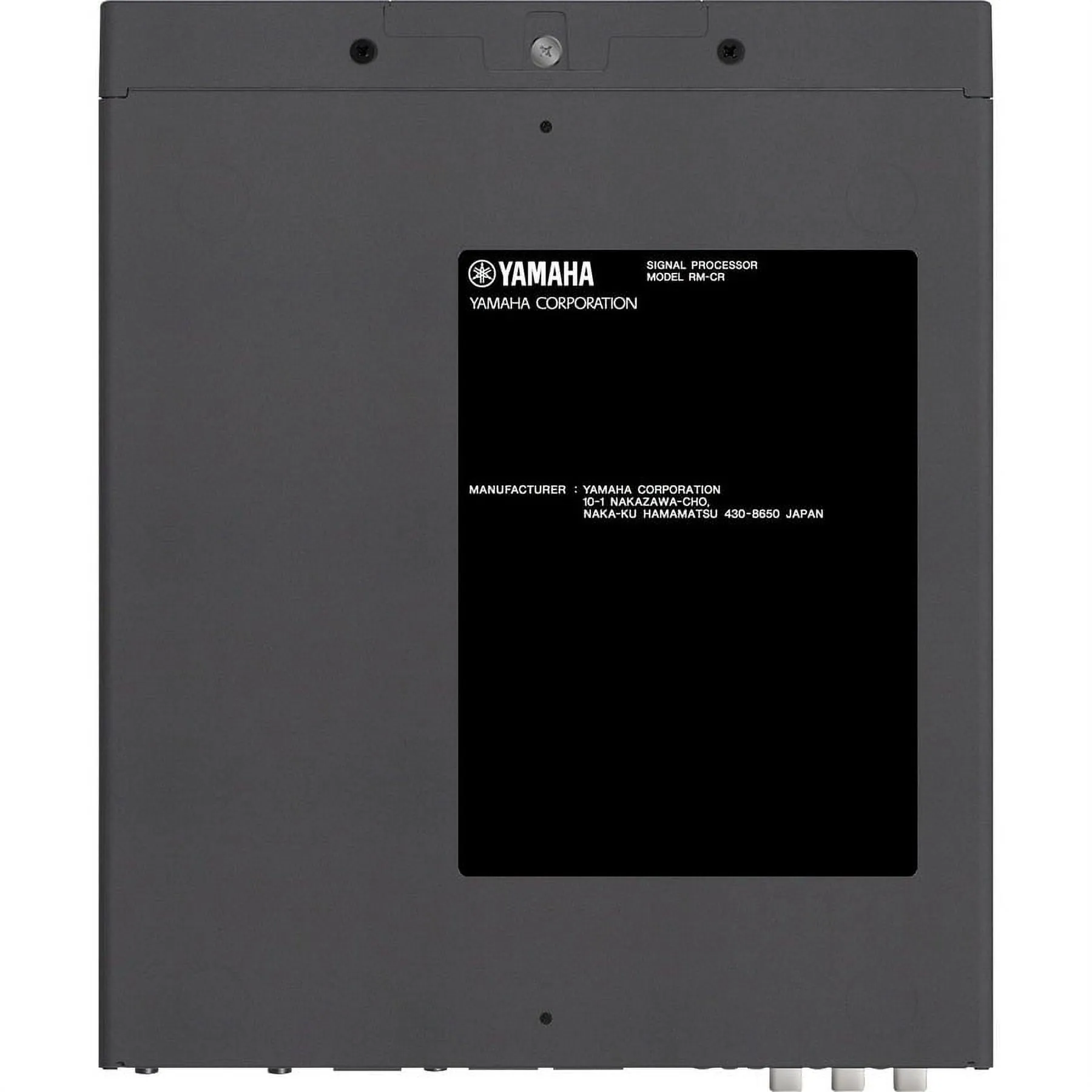 Yamaha RM-CR — RM AUDIO PROCESSOR