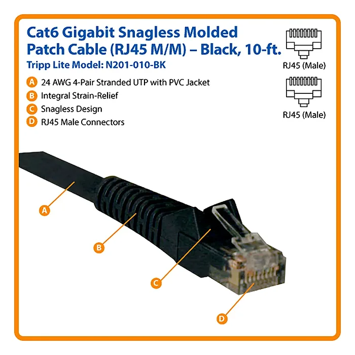 Eaton Tripplite-N201-010-BK