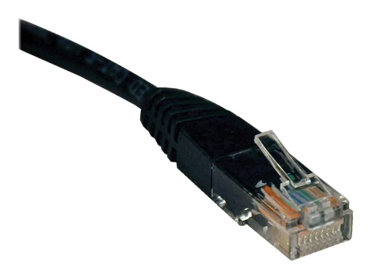 Eaton Tripplite N002-050-BK — ETHERNET CABLE - UNSHIELDED TWISTED PAIR (UTP) - MALE LEFT GENDER - MALE RIGHT G