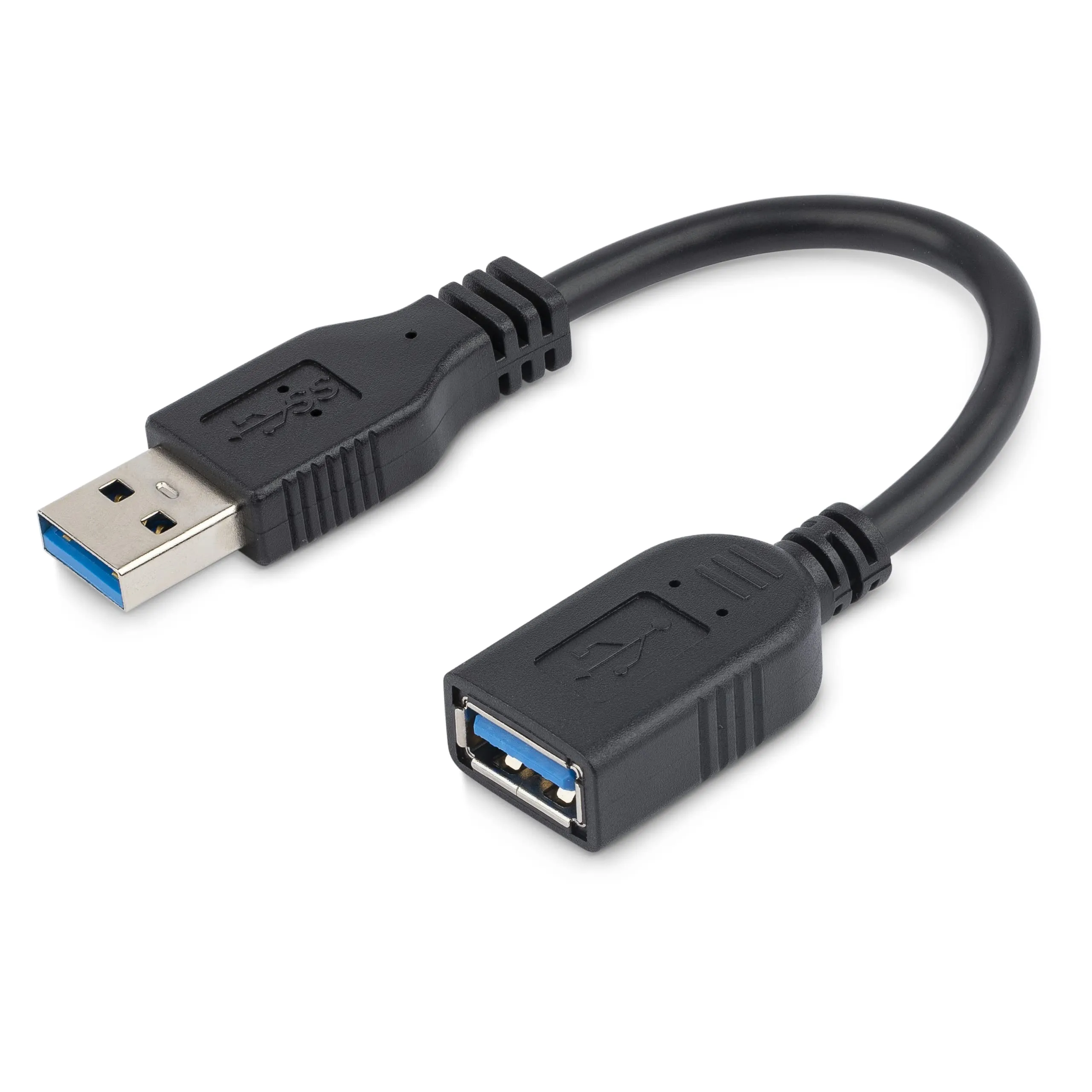 STARTECH USB3EXT6INBK — EXTEND THE REACH OF YOUR USB 3.0 PORT BY 6 INCHES - 6IN USB 3.0 A MALE TO A FEMA