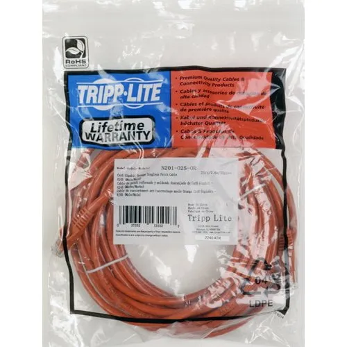 Eaton Tripplite N201-014-OR — ETHERNET CABLE - UNSHIELDED TWISTED PAIR (UTP) - MALE LEFT GENDER - MALE RIGHT G