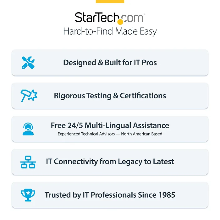 STARTECH-N6PAT1BLS