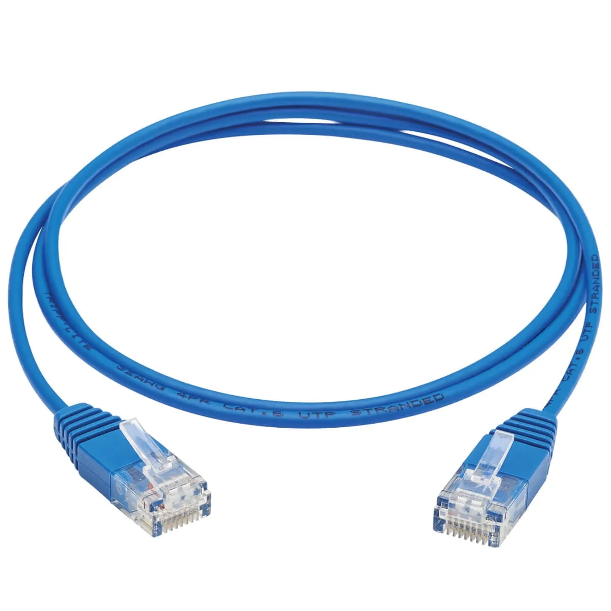 Eaton Tripplite N200-UR03-BL — EATON TRIPP LITE SERIES CAT6 GIGABIT MOLDED ULTRA-SLIM UTP ETHERNET CABLE (RJ45
