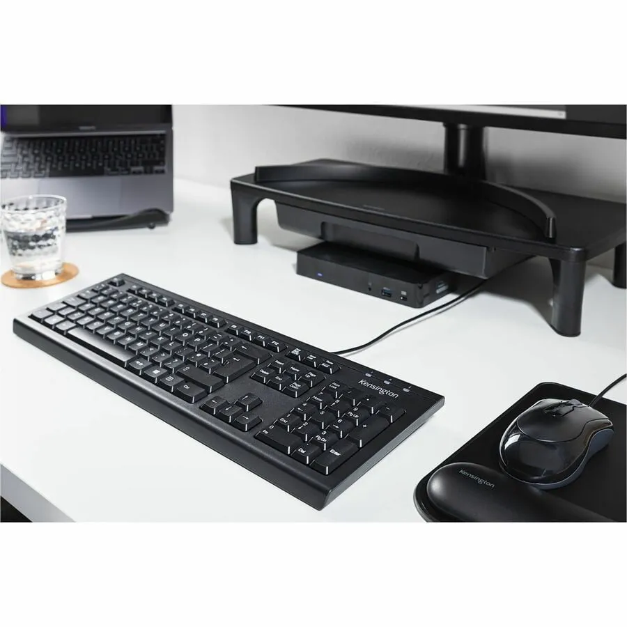 KENSINGTON K72391NA — SPILL-SAFE KEYBOARD TO RESIST ACCIDENTAL SPILLS, SLIM PROFILE DESIGN SAVES VALUA