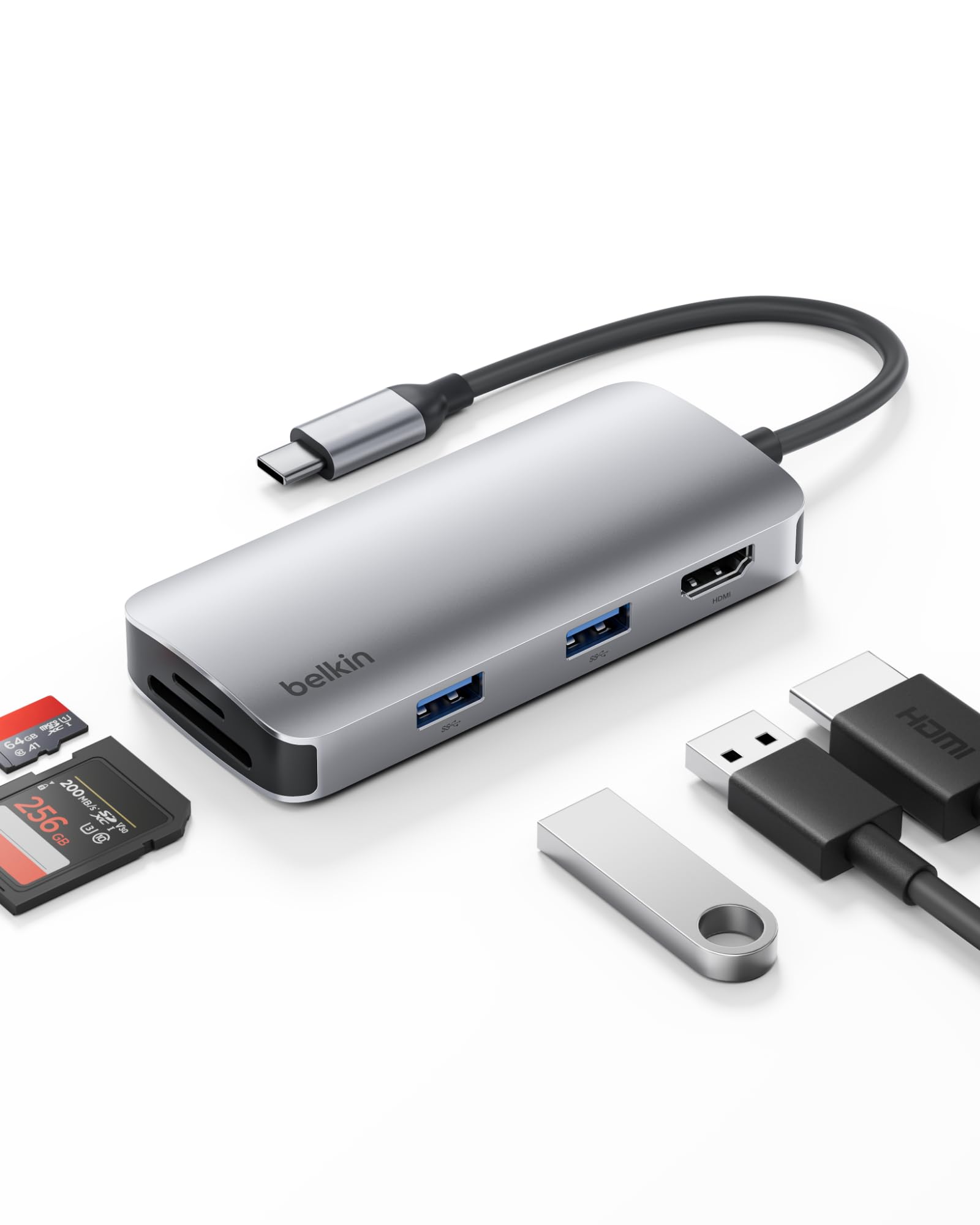 Belkin AVC007FQSGY-V2 — USB-C 5-IN-1 MULTIPORT HUB 4K60
