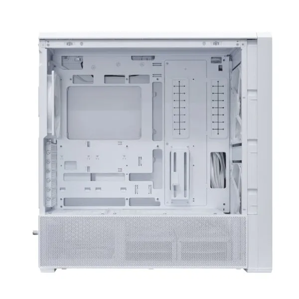 LIANLI LANCOOL 217 INFW — Lian Li LANCOOL 217 INF White Infinity Mirror Computer Case, Mid-Tower ATX PC Case w/ 3 Pre-Installed Fans, 2x170mm ARGB Fans, 1x140mm, Front Mirror Glass Panel, Optimized Airflow - White (LAN217INFW)
