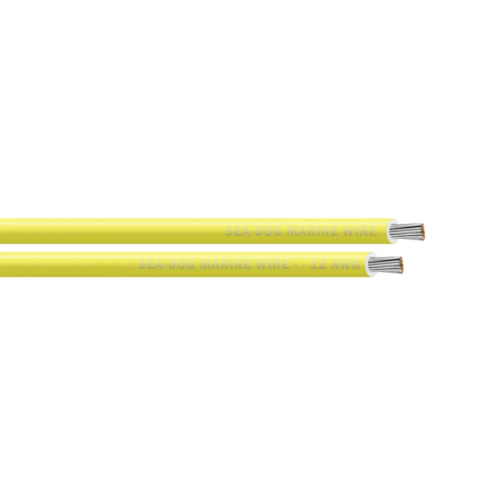 SeaDog 8012030 — Sea-Dog 12 AWG Yellow Primary Wire - 25'