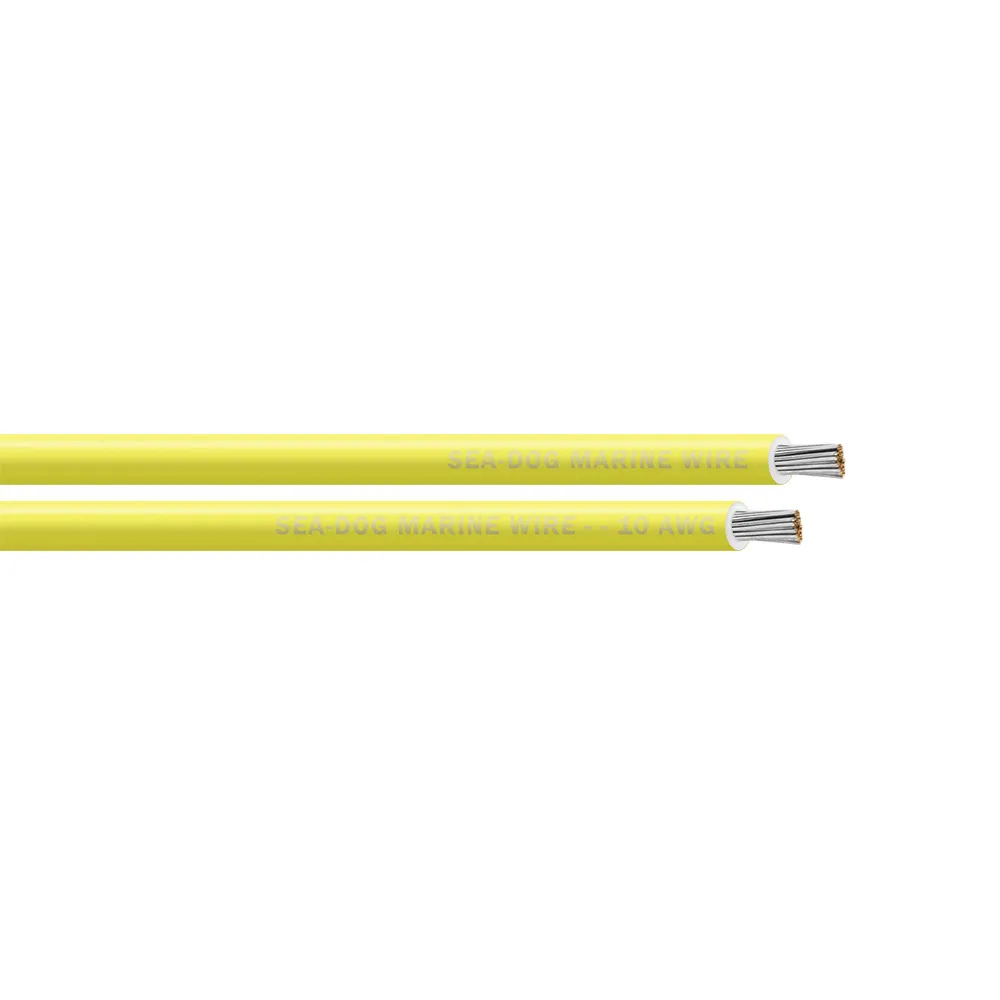 SeaDog 8010032 — Sea-Dog 10 AWG Yellow Primary Wire - 100'