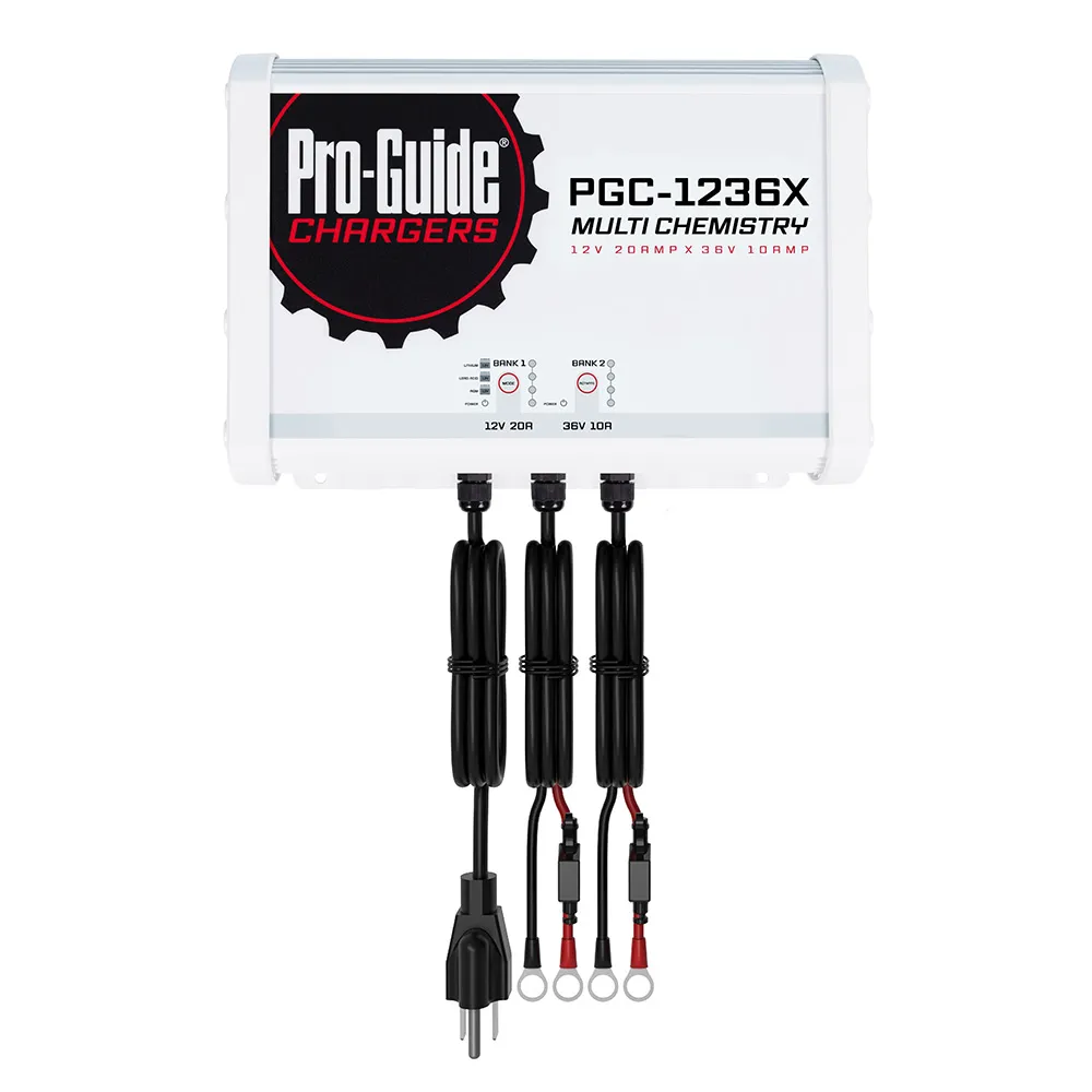 ProGuide Batteries PGC-1236X — Pro-Guide 2 Bank On-Board Battery Charger - (1) 12V / (1) 36V - 30-Amp