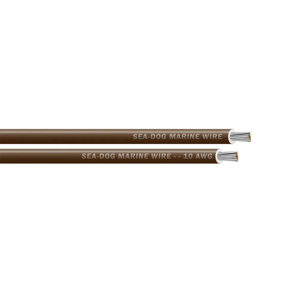 SeaDog 8010072 — Sea-Dog 10 AWG Brown Primary Wire - 100'