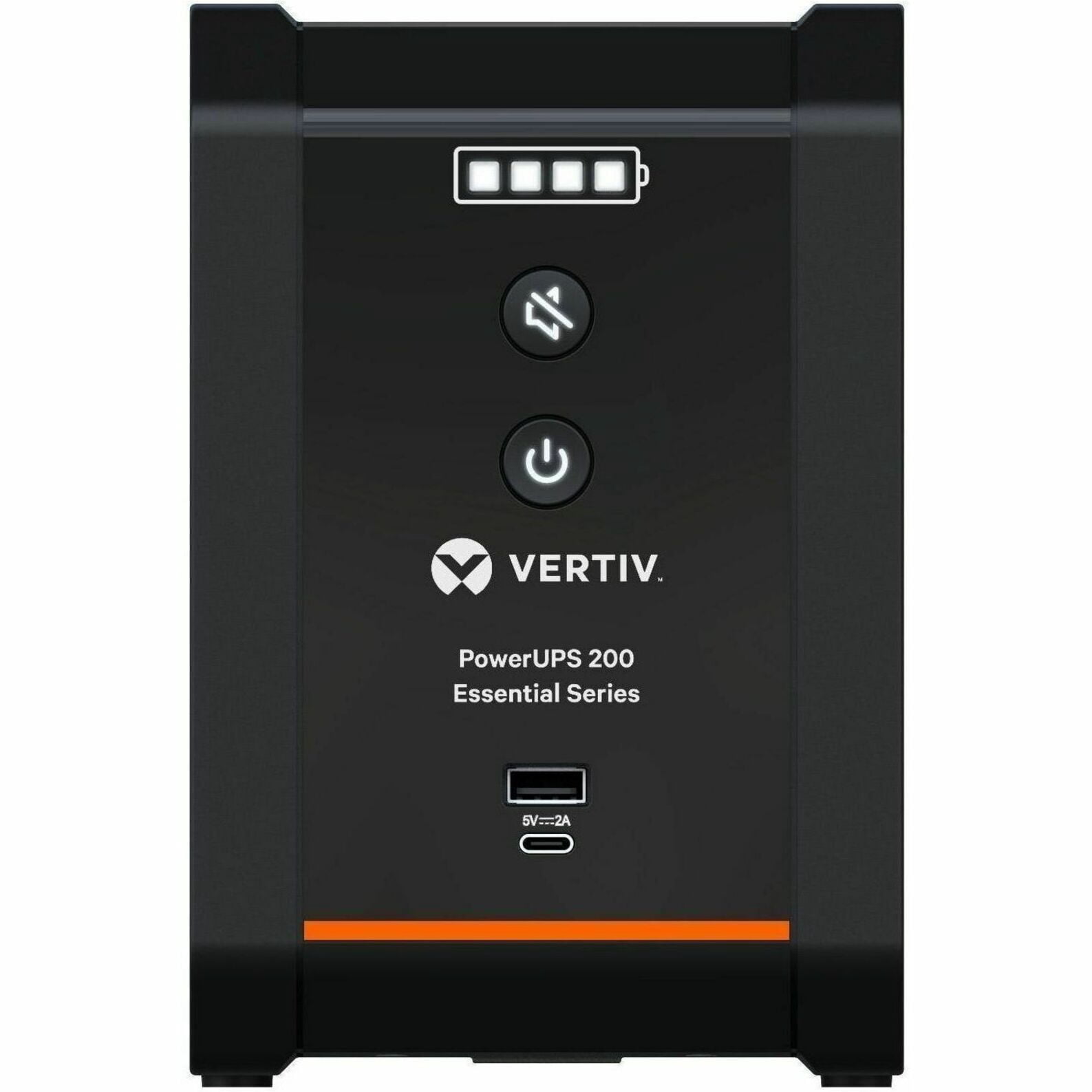 VERTIV PSA6E-1000LVT — VERTIV POWERUPS 200 ESSENTIAL, 1000VA/550W, 120V LINE INTERACTIVE DESKTOP UPS
