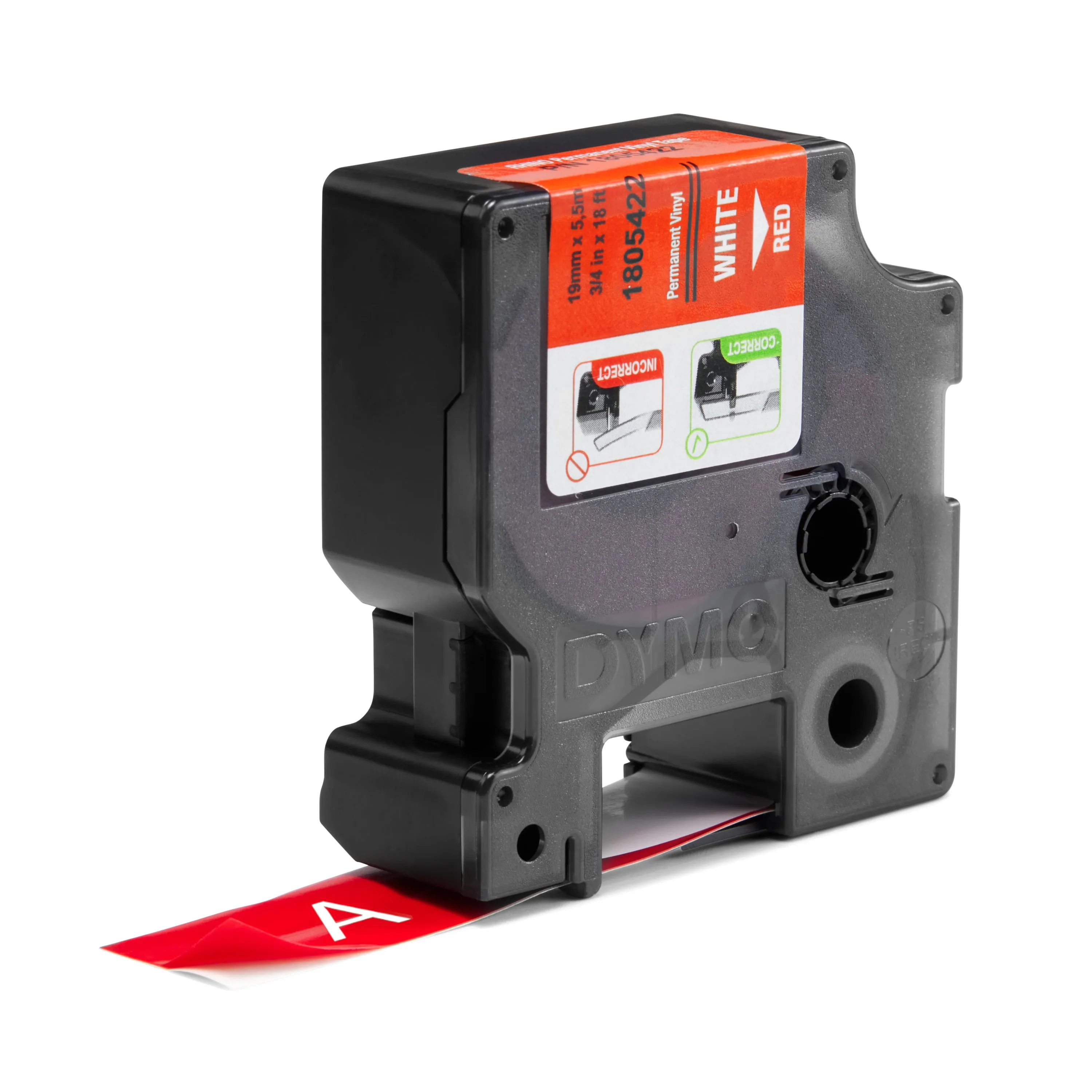 DYMO 1805422 — RHINO 3/4IN RED VINYL-19MM