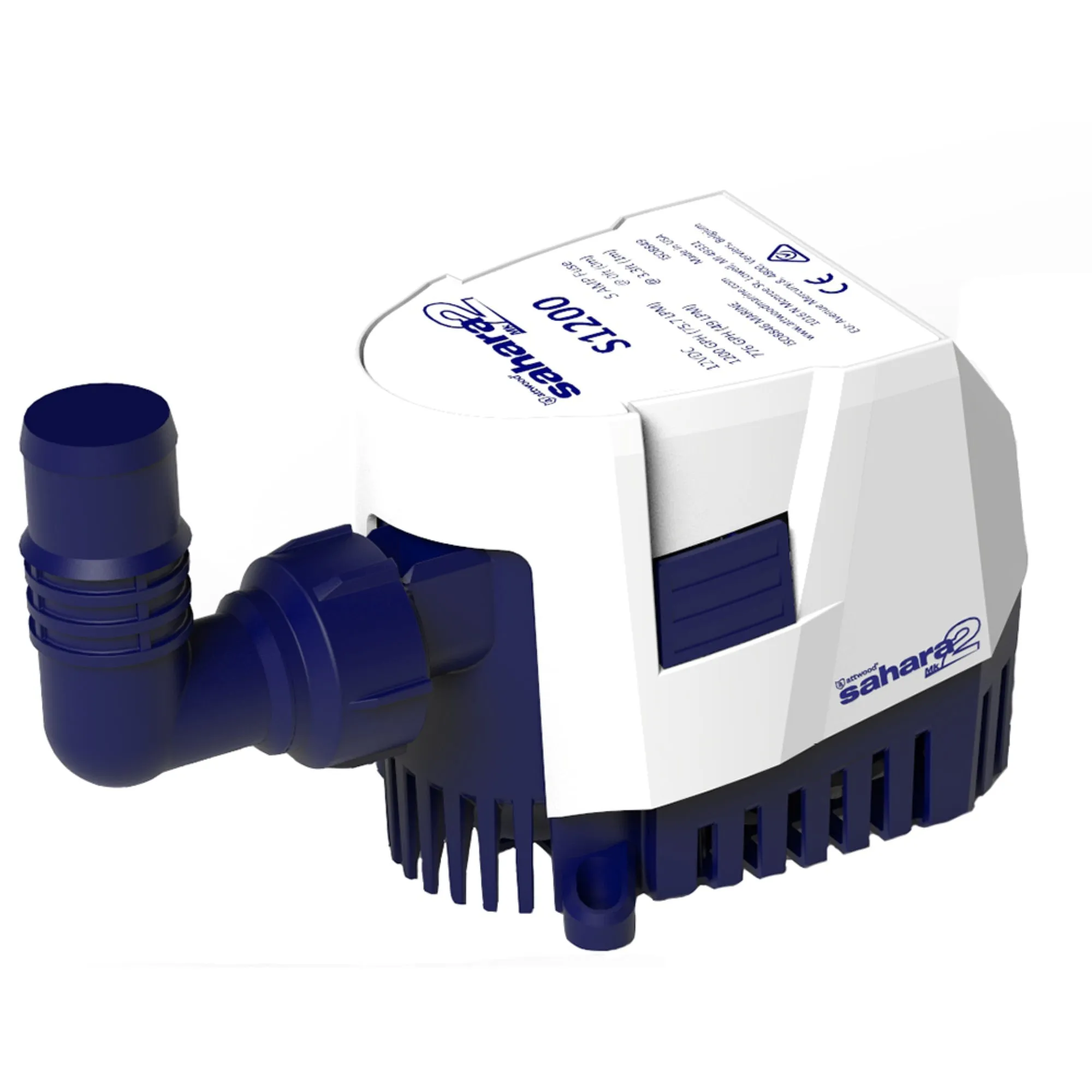 ATTWOOD CORPORTATION 5512-7 — Attwood Sahara MK2 S1200 12vDC 6 Amp Bilge Pump