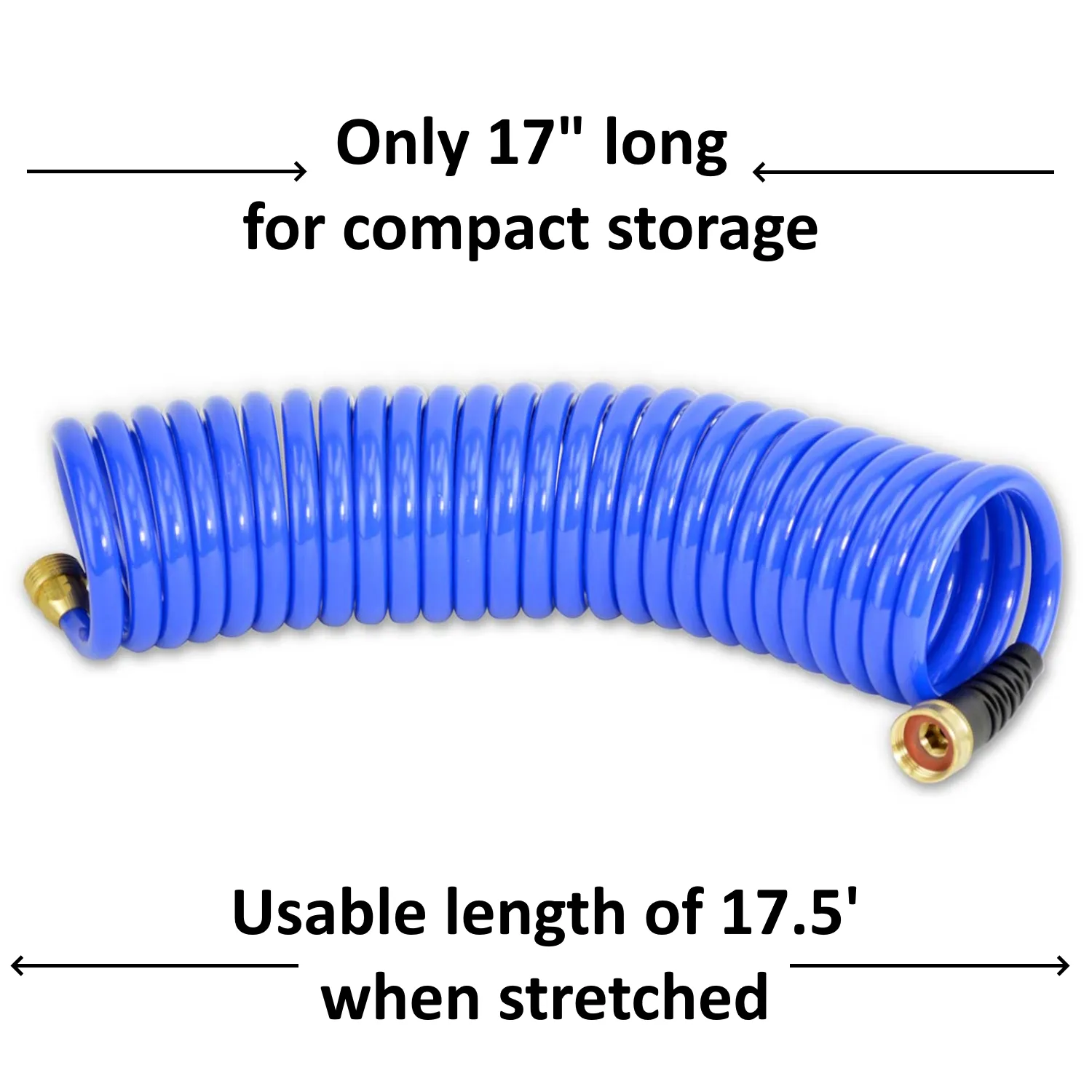 OCEAN EQUIPMENT INC HS2500HP — HoseCoil 25ft 3/8in Hose with Flex Relief