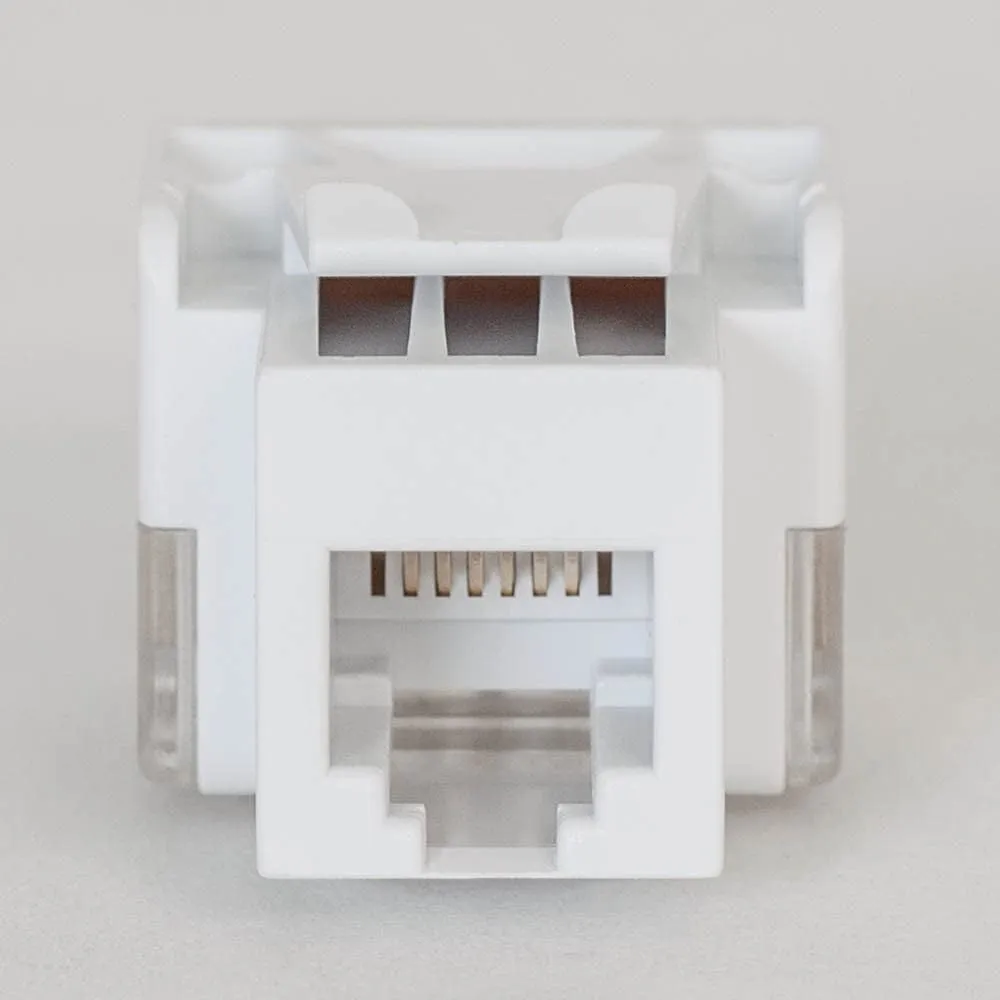 Cablesys ICC-IC1076VCIV — MODULE, VOICE, RJ-11, EZ, 25 PK, IVORY