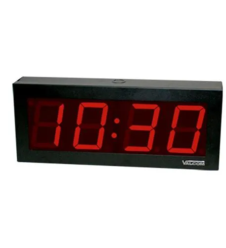 VALCOM VC-VIP-D440A — IP PoE 4 Digit 4 Inch Clock