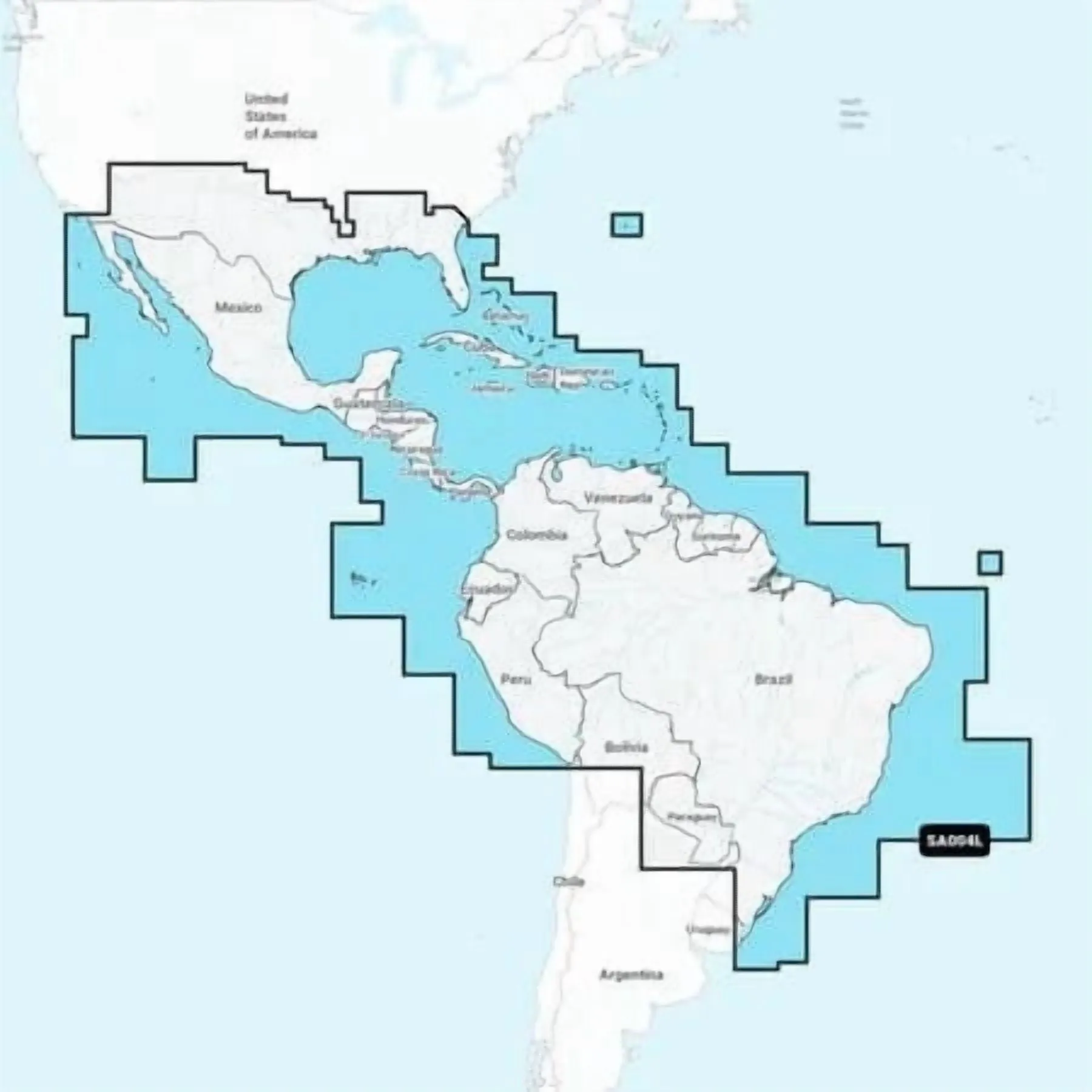 Garmin 010-C1285-20 — Garmin NSSA004L Navionics+ Mexico to Brazil microSD