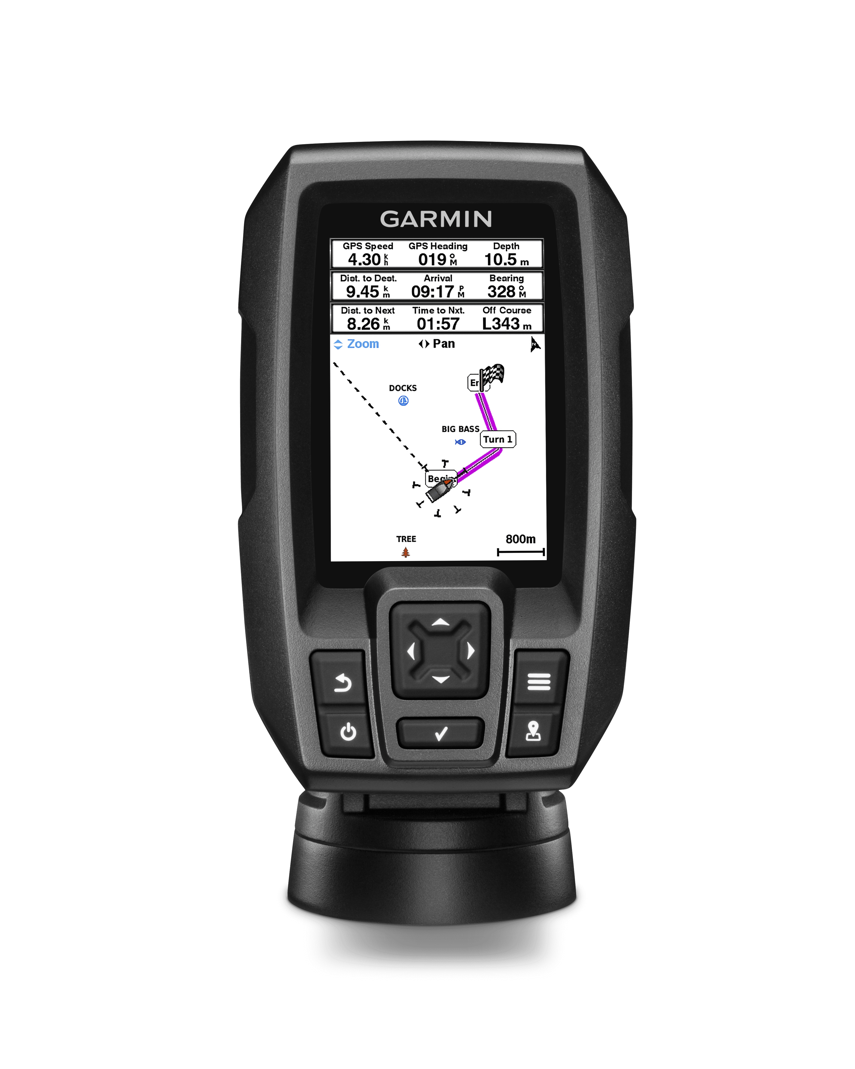 Garmin 010-01550-00 — Garmin Striker 4 3.5in Color Fishfinder GPS Track Plotter