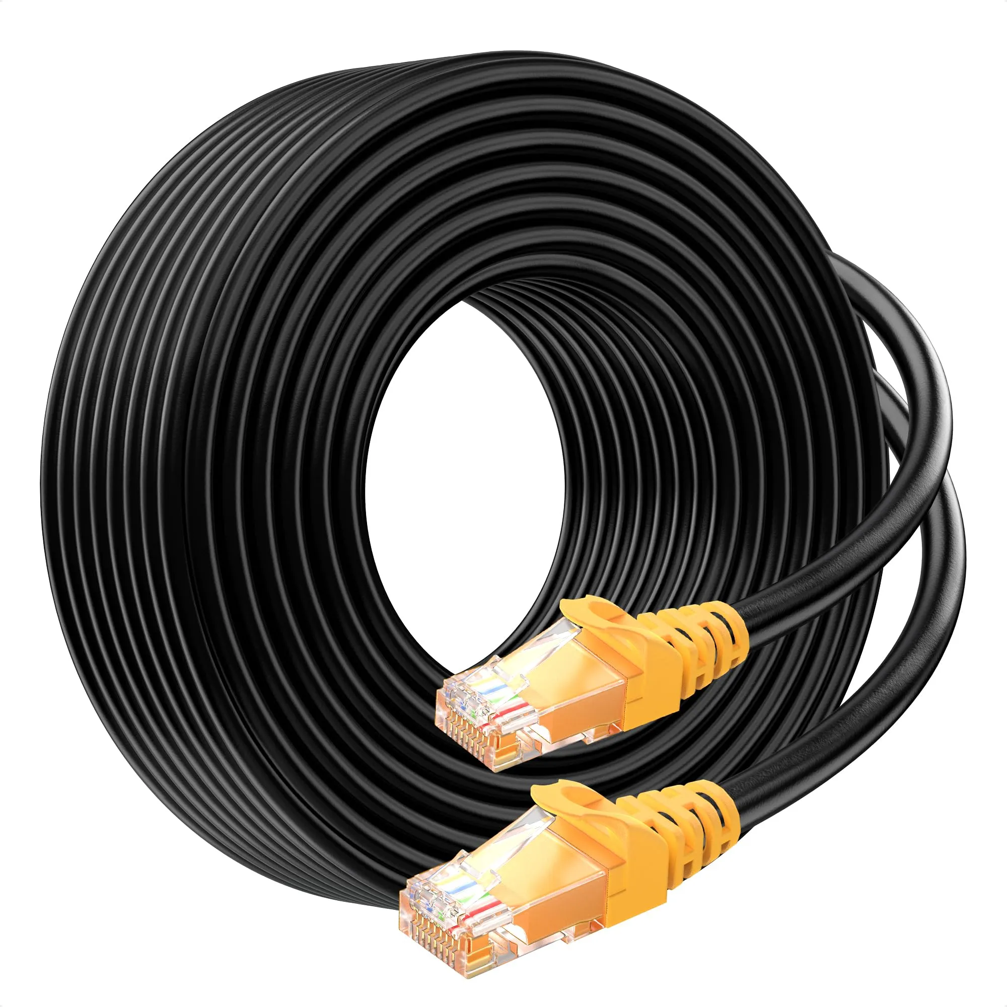 CABLE MATTERS 160032-BLK-150 — CABLE MATTERS 10GBPS PURE COPPER 24 AWG CAT 6A ETHERNET CABLE - 150FT,  DIRECT-B