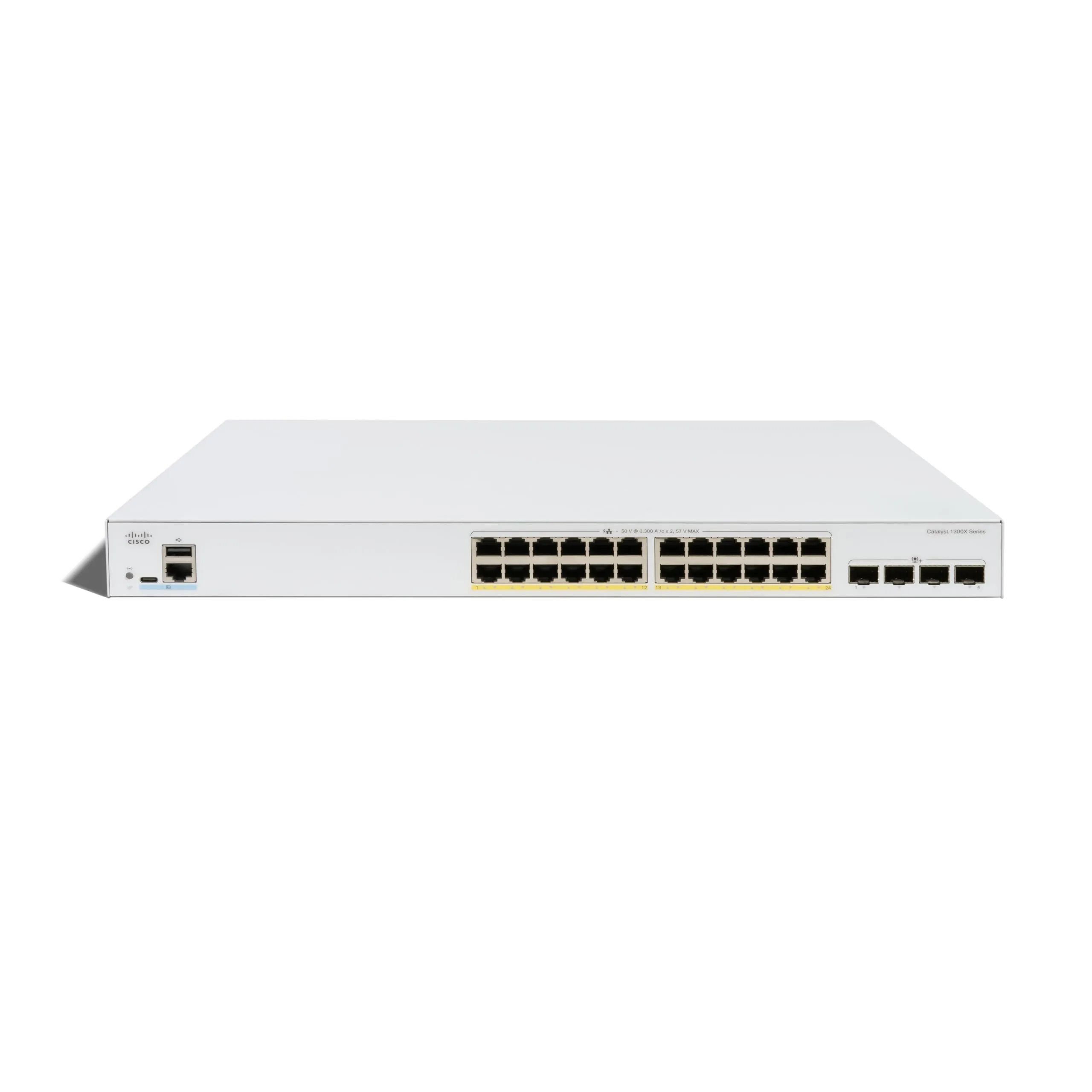 Cisco C1300X-24P-4X — CATALYST 1300X 24-PORT GE, POE, 4X10G SFP+