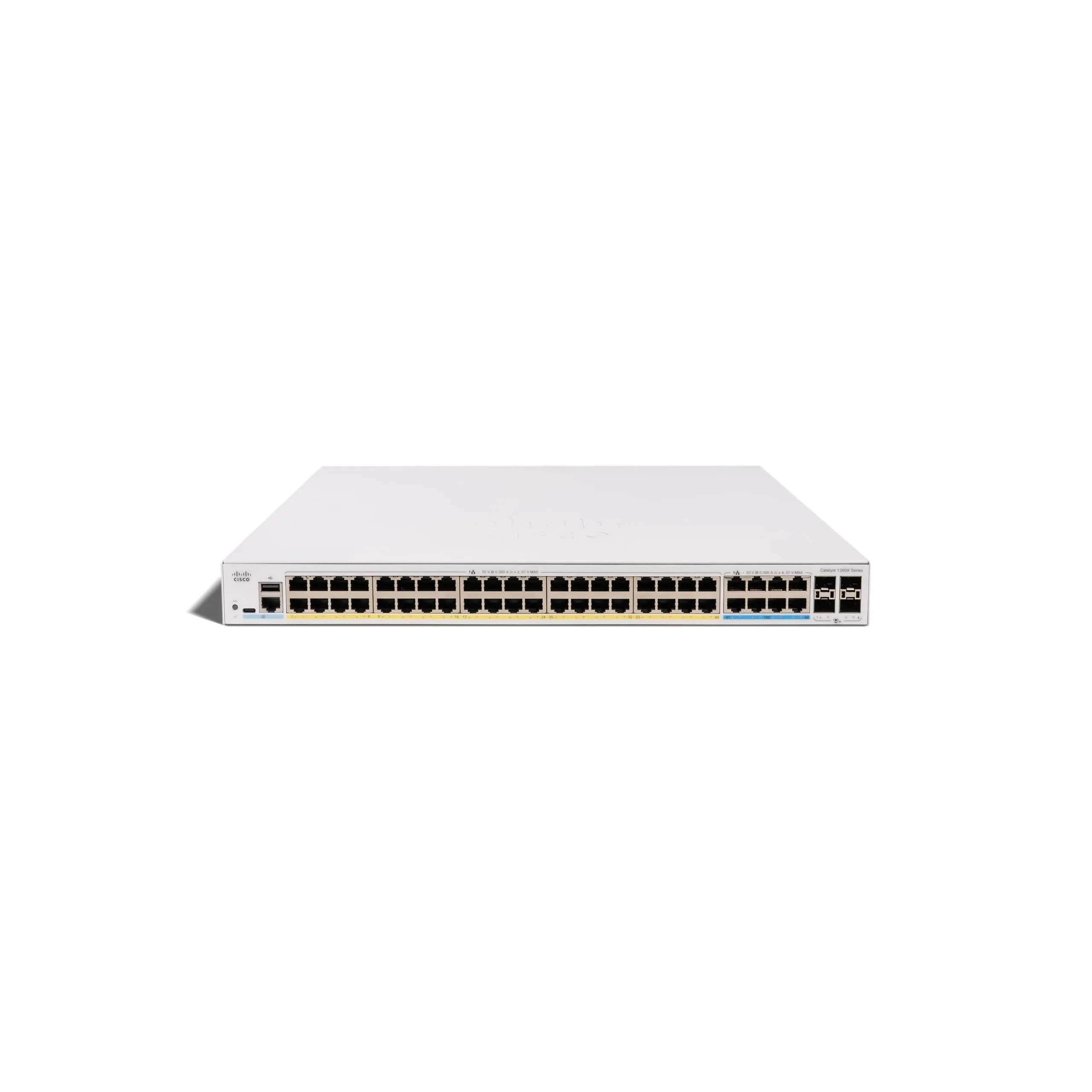 Cisco C1300X-48NGU-4X — CATALYST 1300X 8-PORT 5GE, 40-PORT GE, UPOE, 4X10G SFP+
