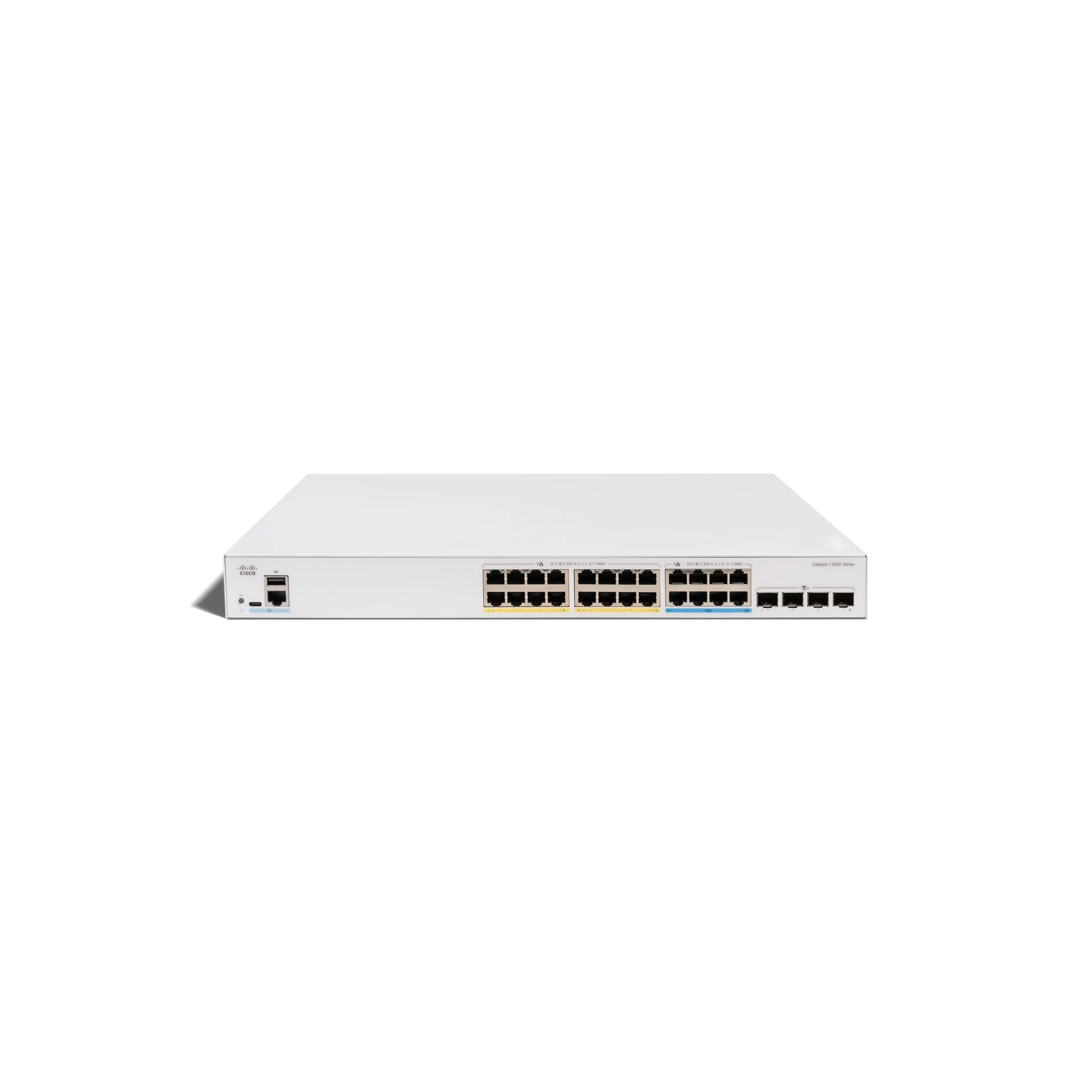 Cisco C1300X-24NGU-4X — CATALYST 1300X 8-PORT 5GE, 16-PORT GE, UPOE, 4X10G SFP+