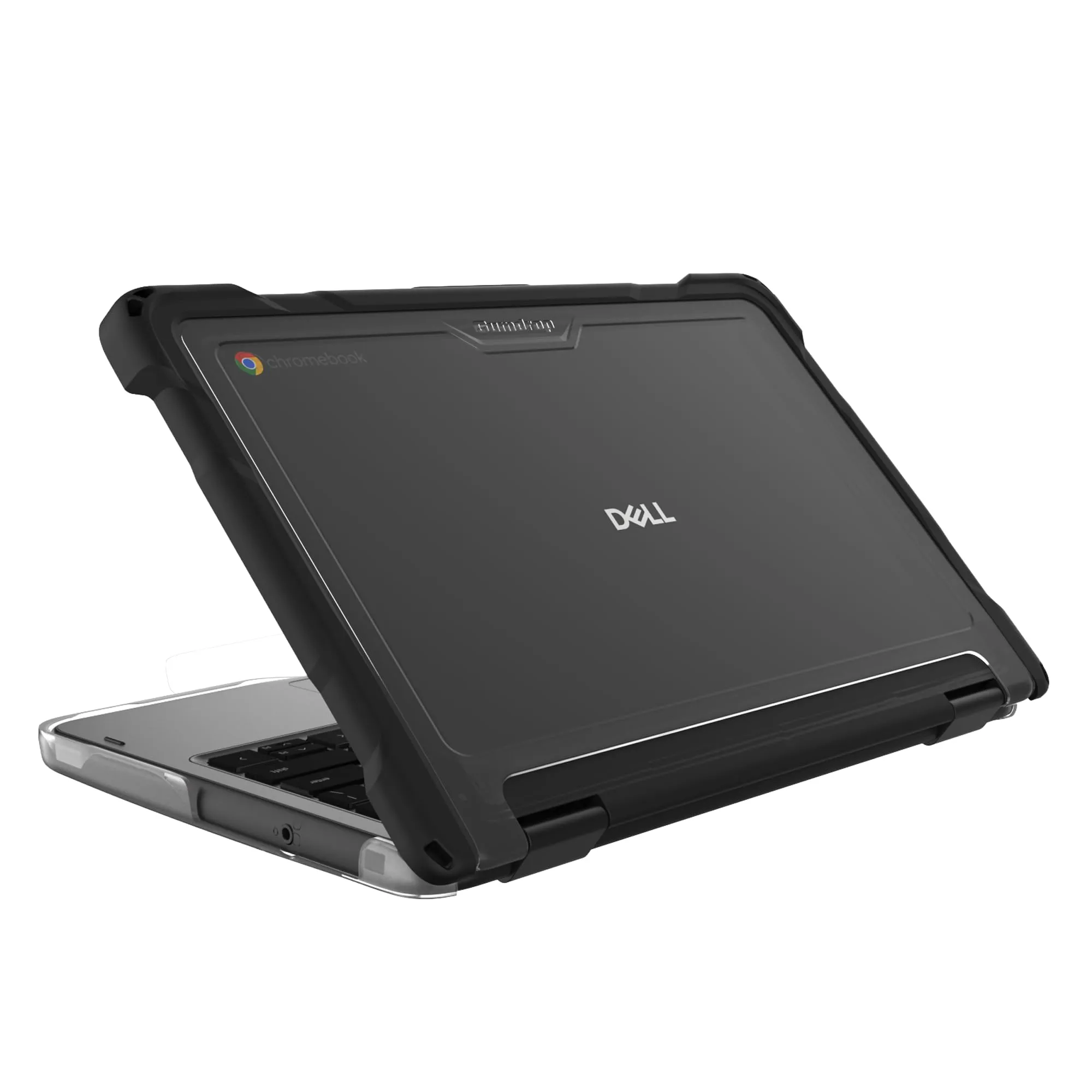 GUMDROP 06D018 — GUMDROP SLIMTECH FOR DELL 11" (2-IN-1) - RUBBERIZED BUMPERS SURROUND THE TOP PAN