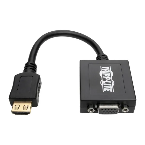 Interex By TrippLite P131-06N — Tripp Lite, HDMI to VGA w/Audio Converter, Adapter, 6IN Cord