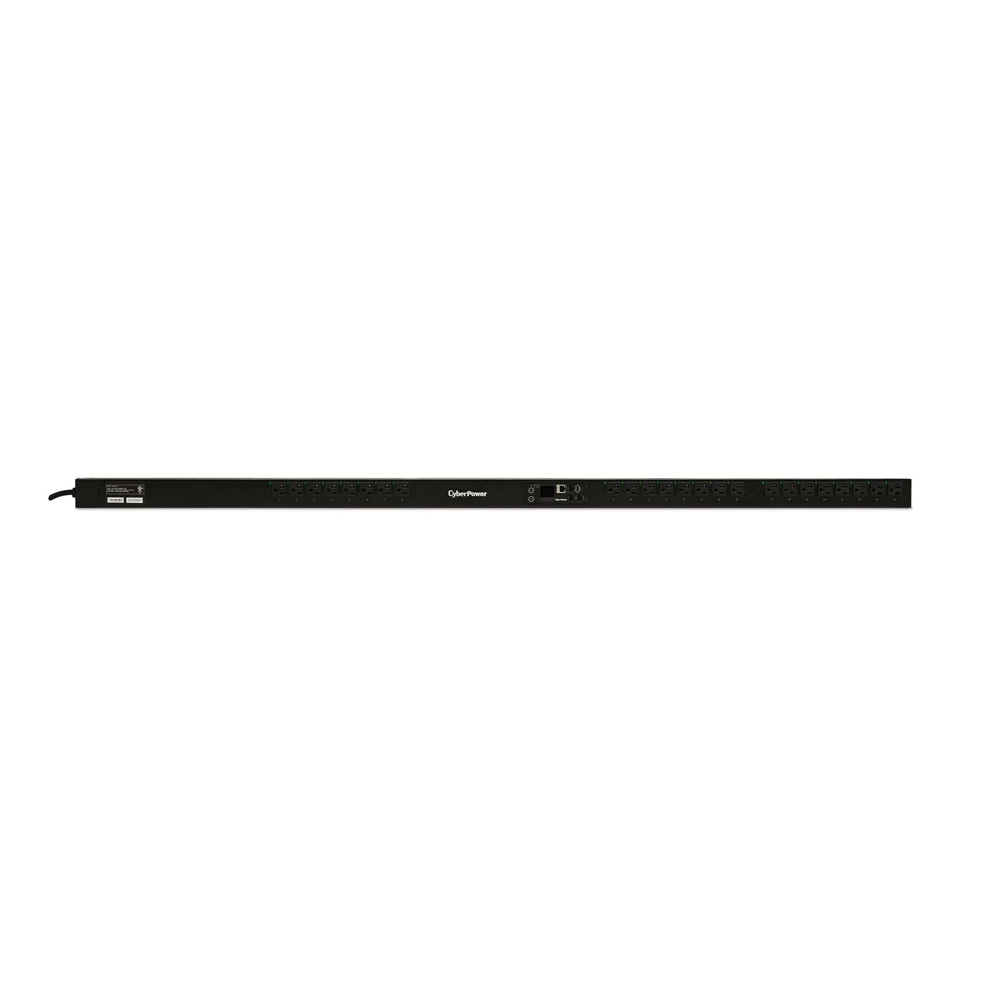 CyberPower PDU41101 — POWER DISTRIBUTION UNIT - RACK-MOUNTABLE - 100 - 120 VAC - 24 NEMA 5-20R - 16A -