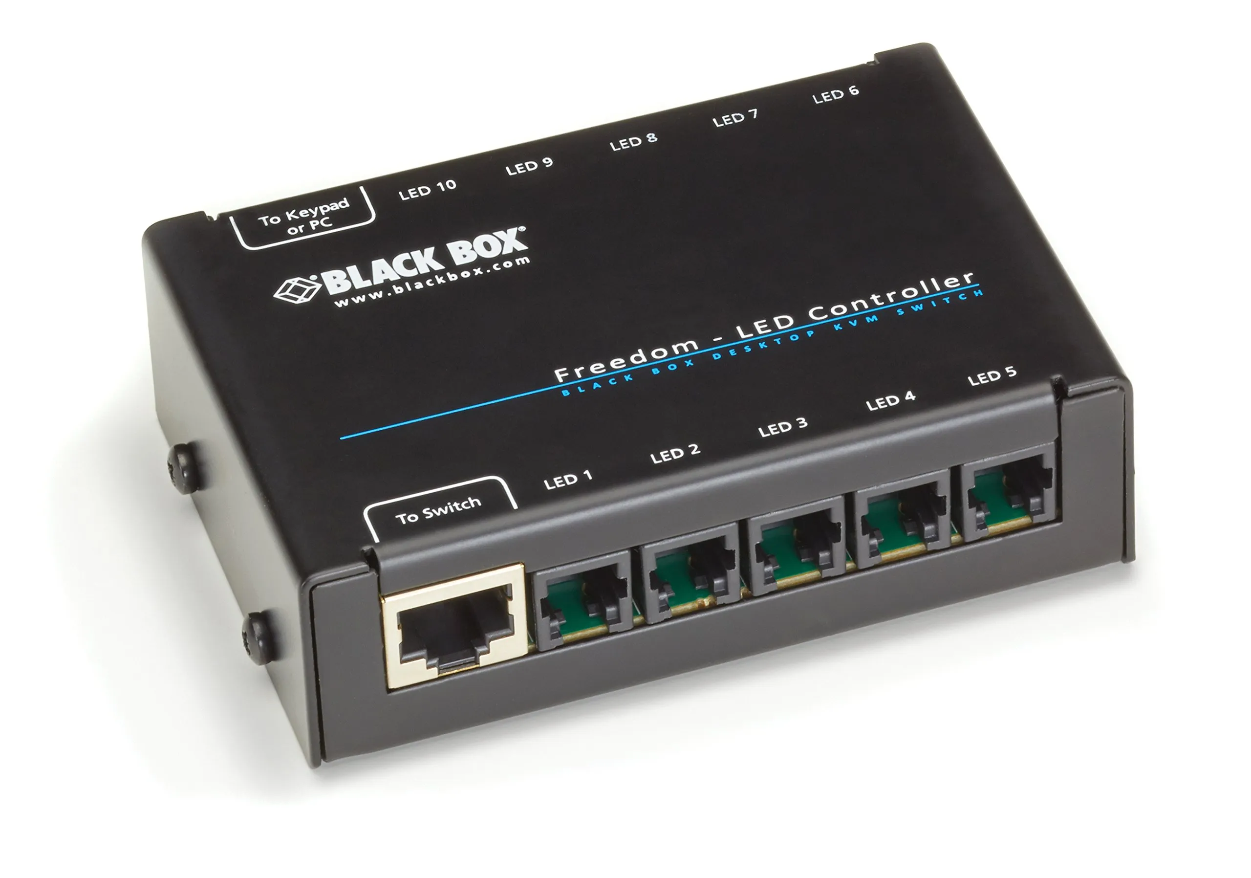 BLACK BOX CORPORATION KV0004A-LED — THE BLACK BOX LED MONITOR IDENTIFICATION KIT WORKS WITH THE SERVSWITCH FREEDOM,