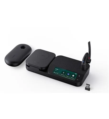 Yealink 1208710 — Yealink BH71 Workstation Pro USB-C/A - mono Bluetooth wireless headset - includes portable charging case workstation and both USB-A and USB-C (1208710)